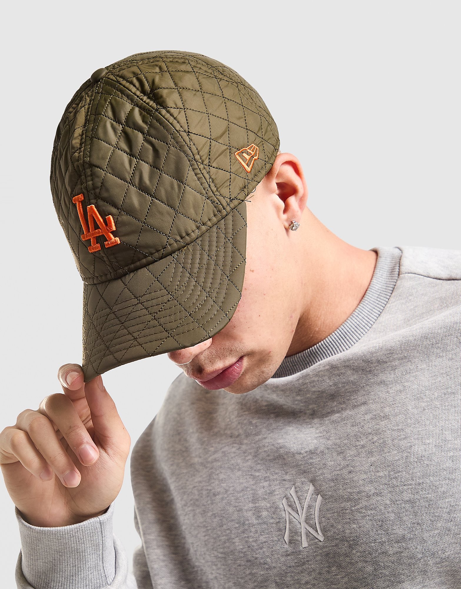 New Era Mlb La Dodgers 9TWENTY Quilted Cap, Groen