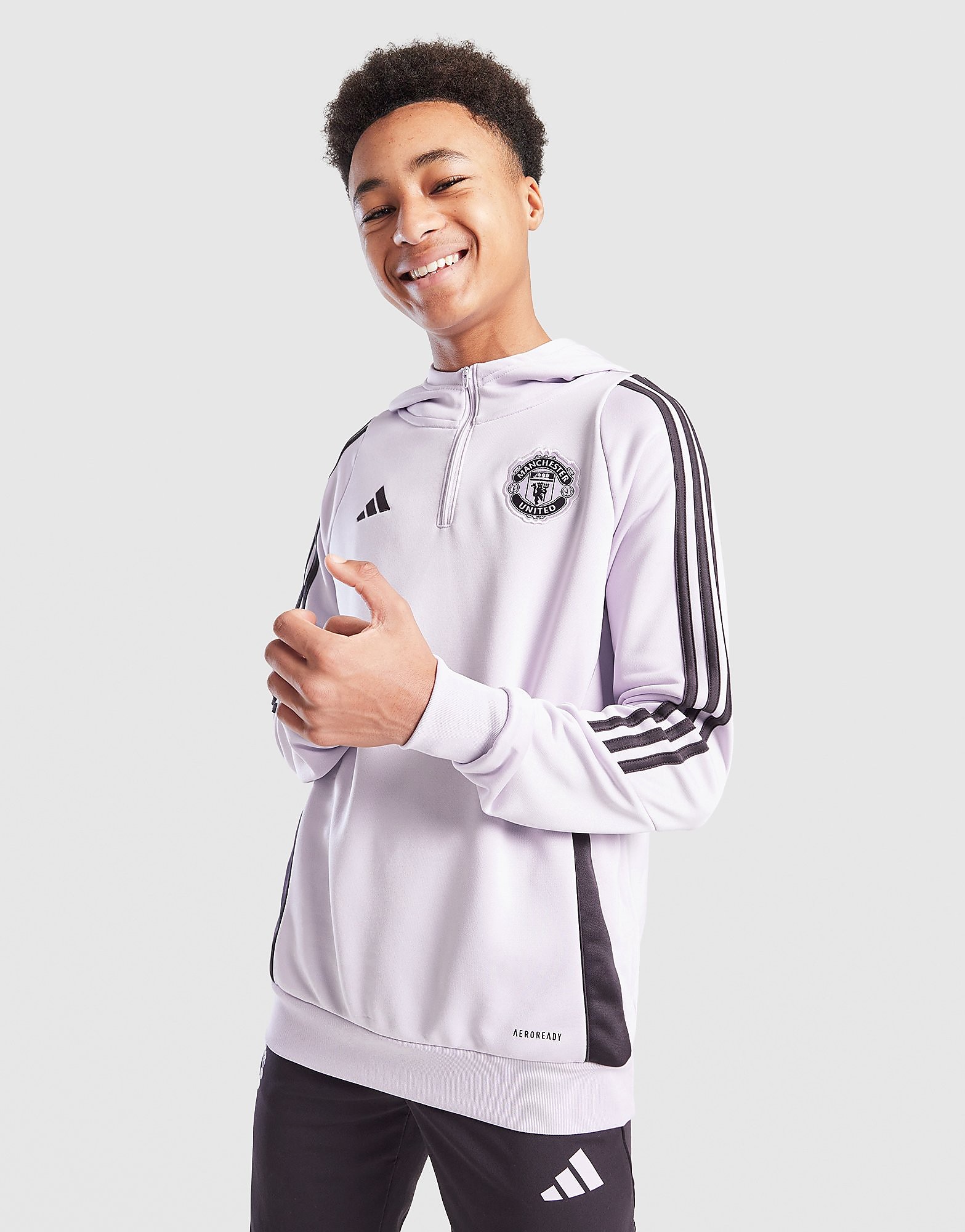 adidas Manchester United FC Tiro 25 Training Hoodie Jnr
