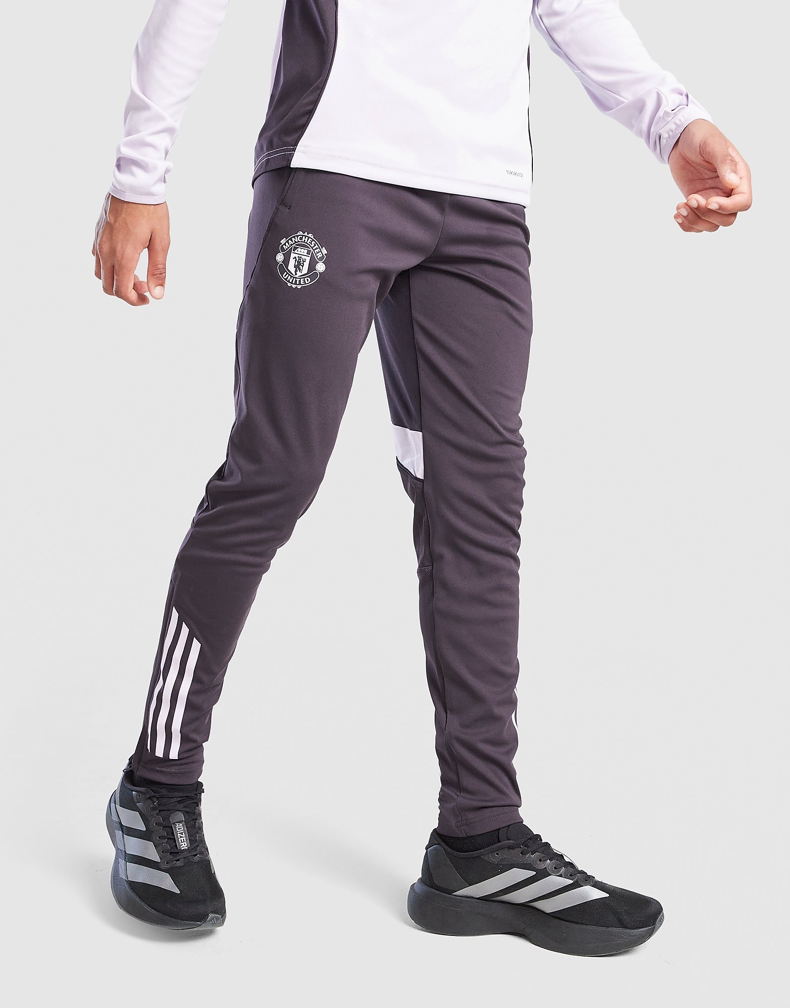 adidas Pantaloni Track Tiro 25 Allenamento Manchester United FC Junior, viola