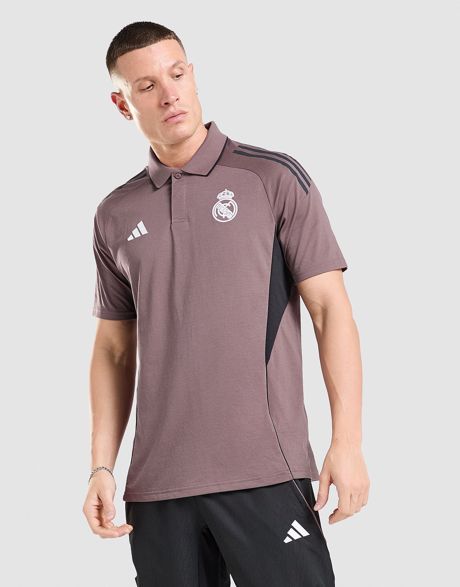 adidas Maglia Polo Tiro 25 Real Madrid, viola