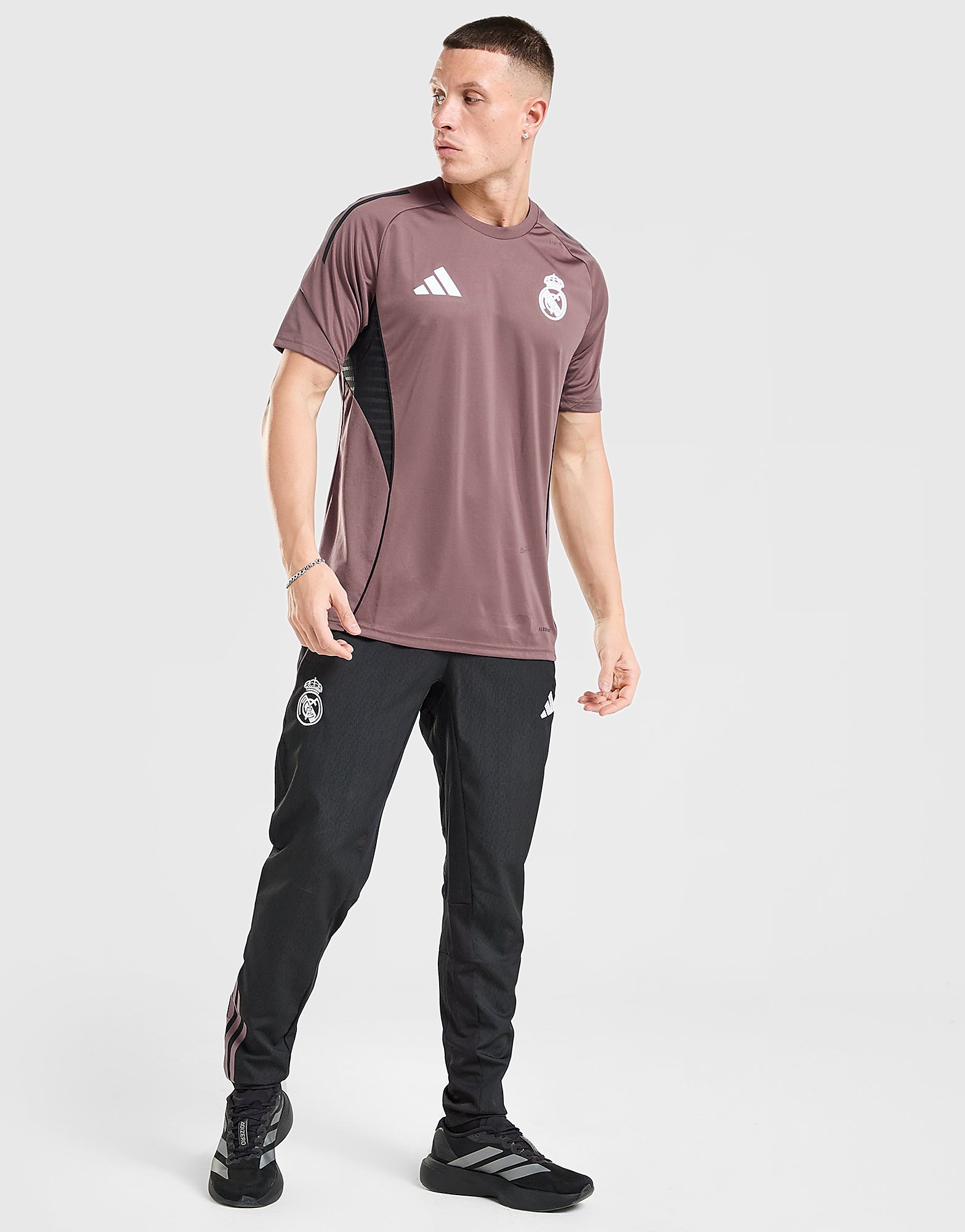 adidas Pantaloni Track Presentation Real Madrid, nero