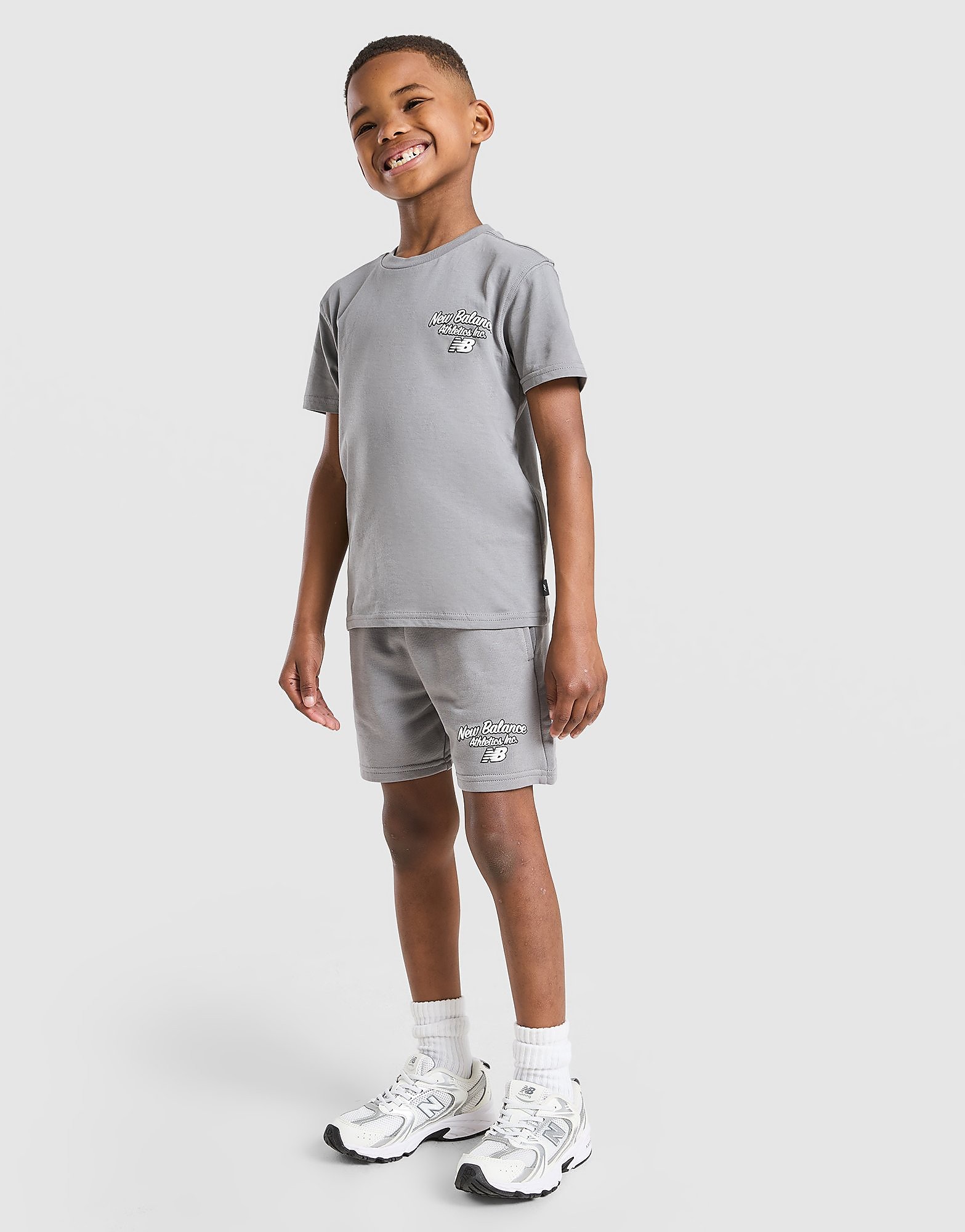 New Balance Bubble T ShirtShorts Set Children