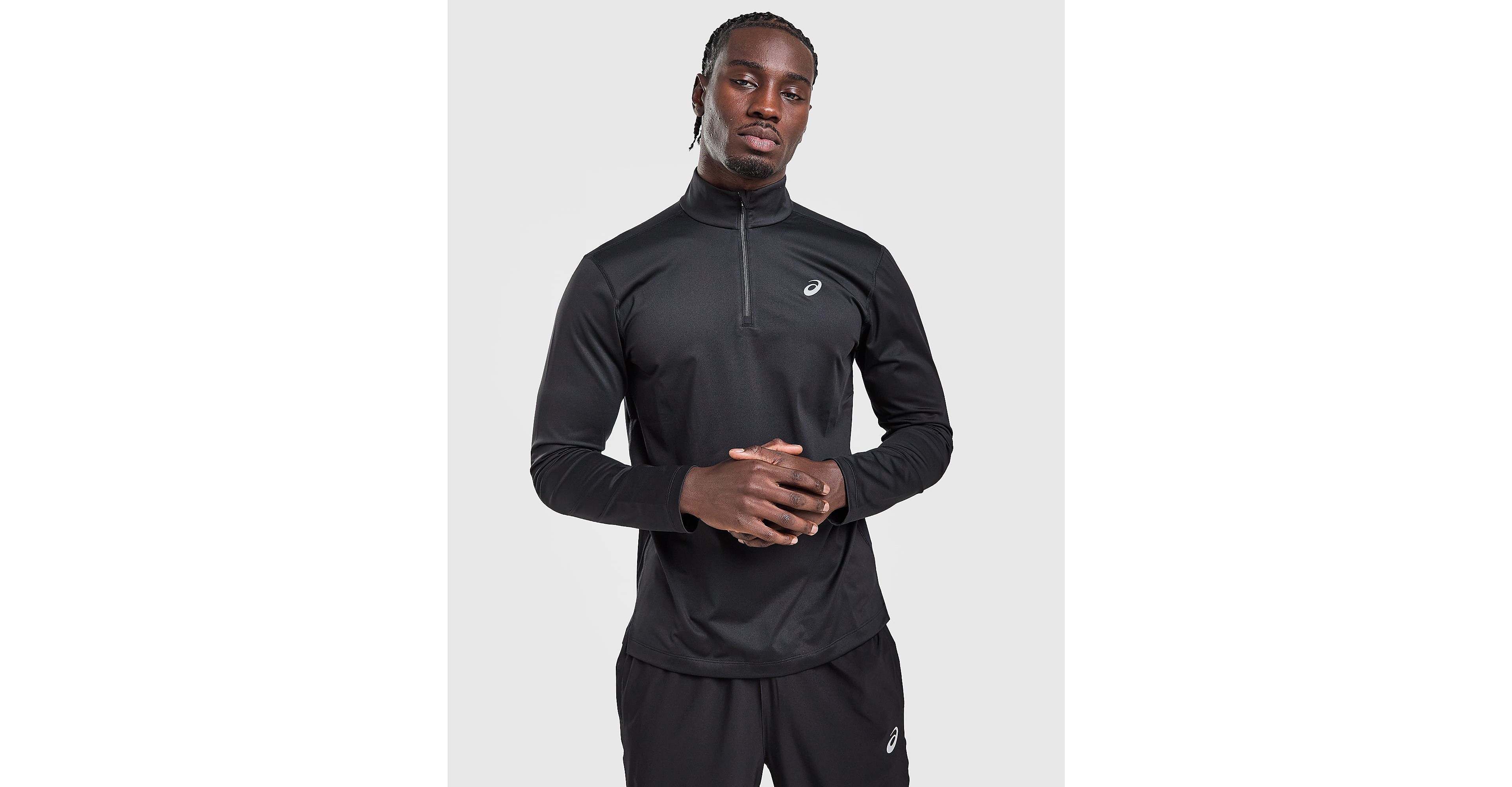 ASICS Camiseta Core LS 1/2 Zip Winter långärmade t-shirts herr – bild 8