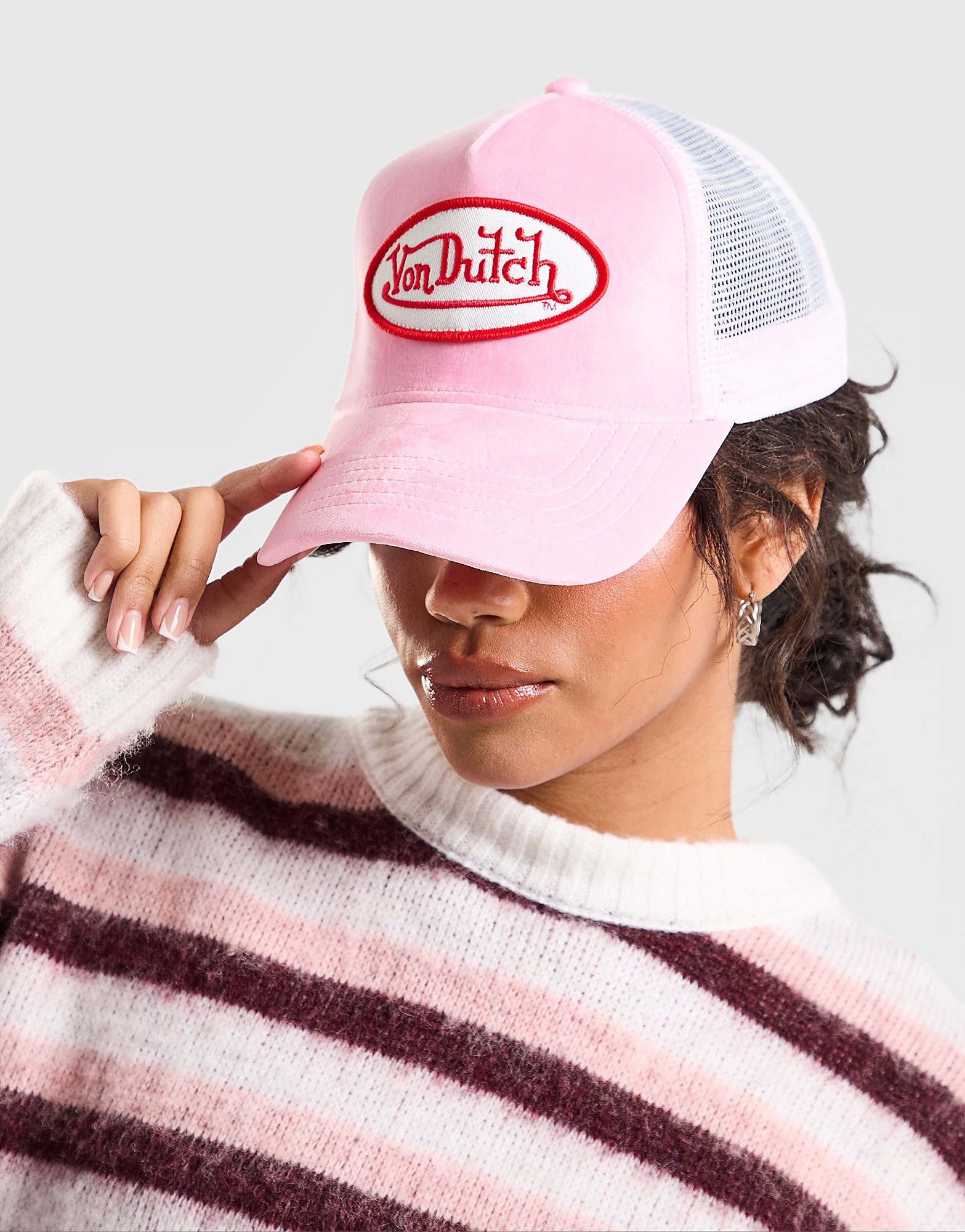Von Dutch Velvet Trucker Cap - vue 2