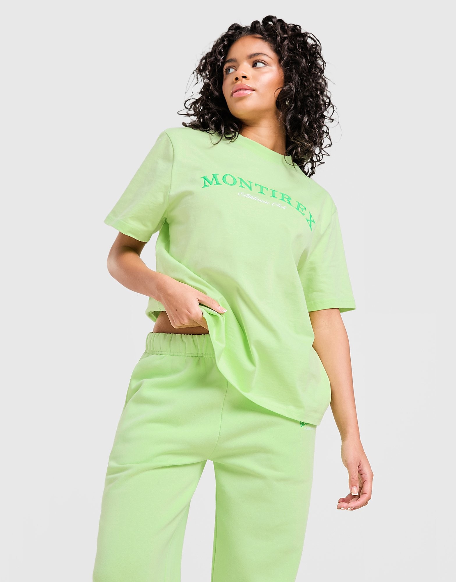 MONTIREX Athleisure Club Boyfriend T-Shirt, verde
