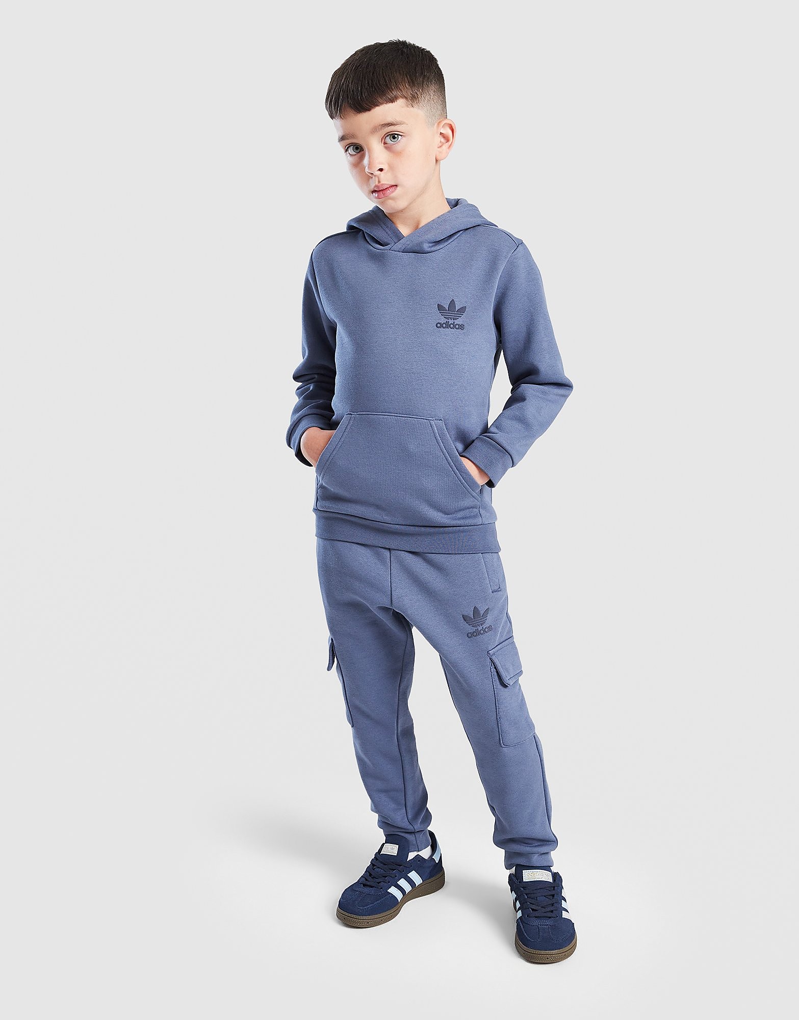 adidas Originals Essential Overhead Hooded Tracksuit Children