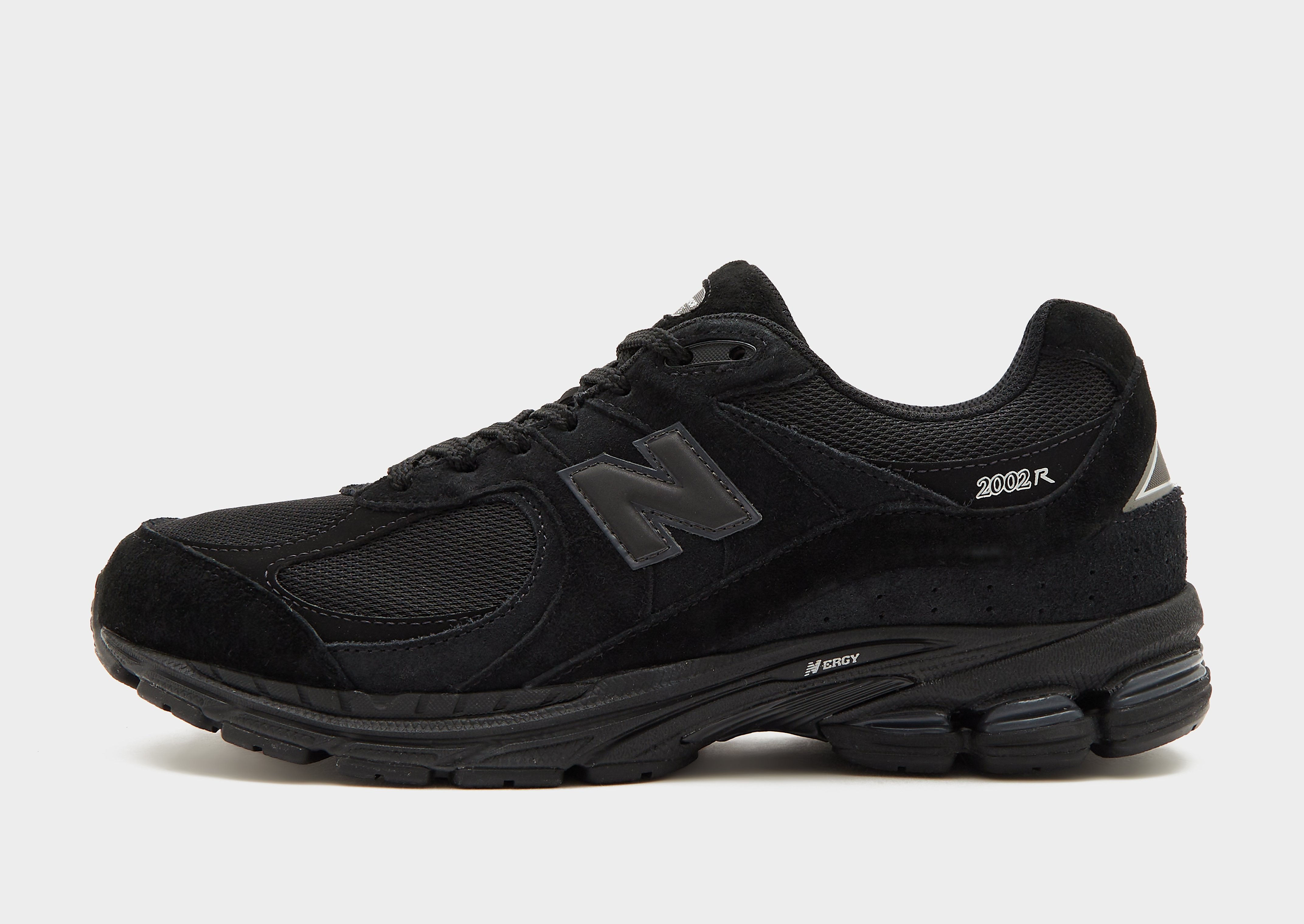 New Balance 2002R herensneaker zwart en grijs