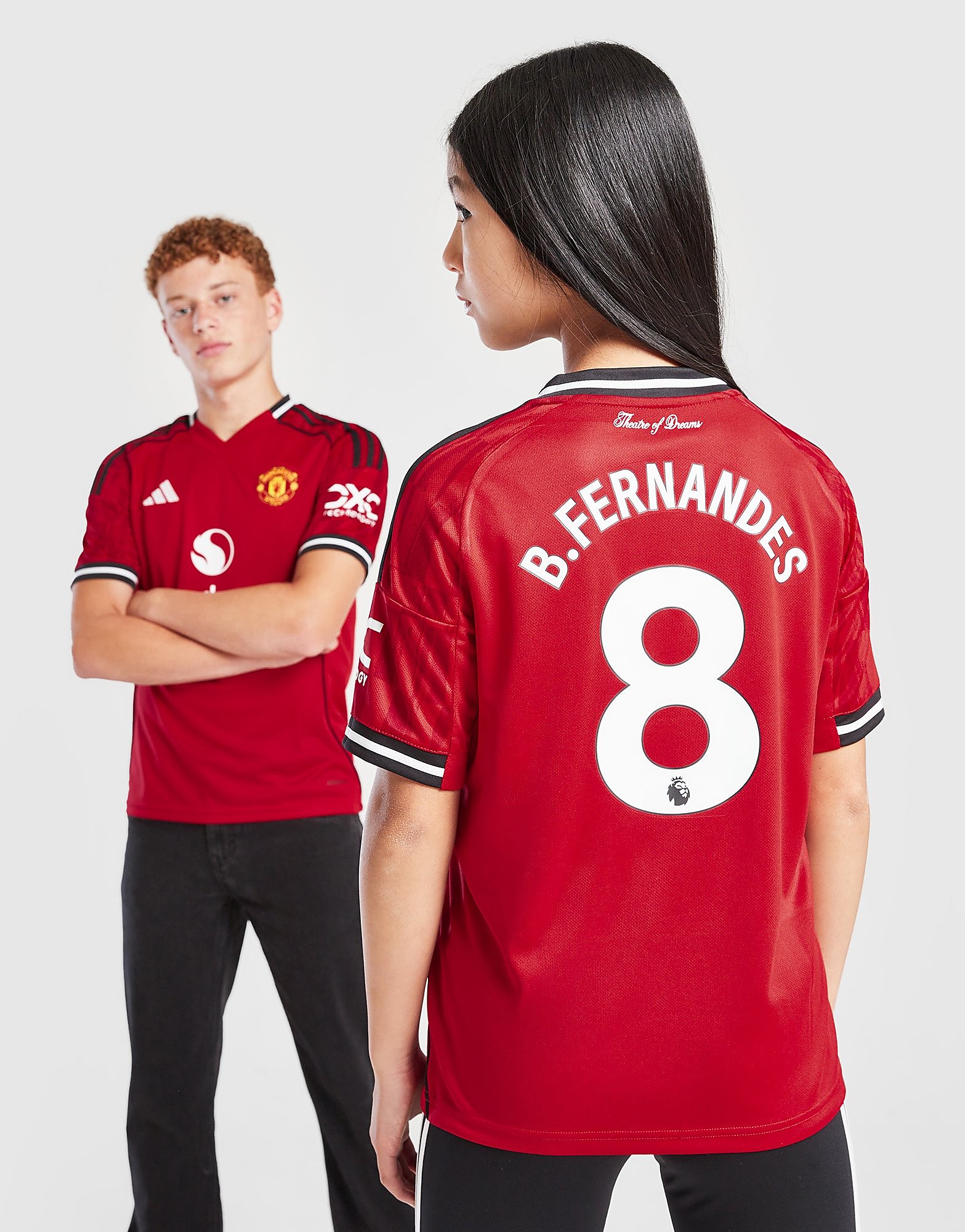 adidas Manchester United FC 2526 Fernandes Home Shirt JR