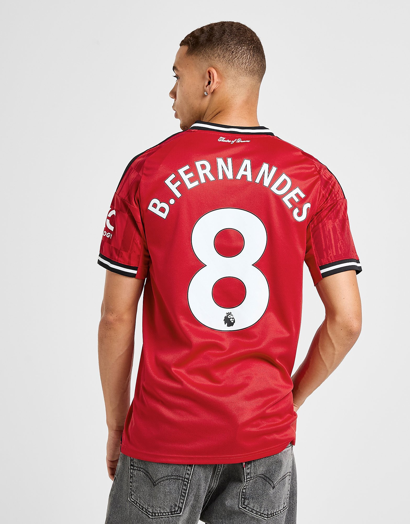 adidas Manchester United FC 202526 Fernandes Home Shirt