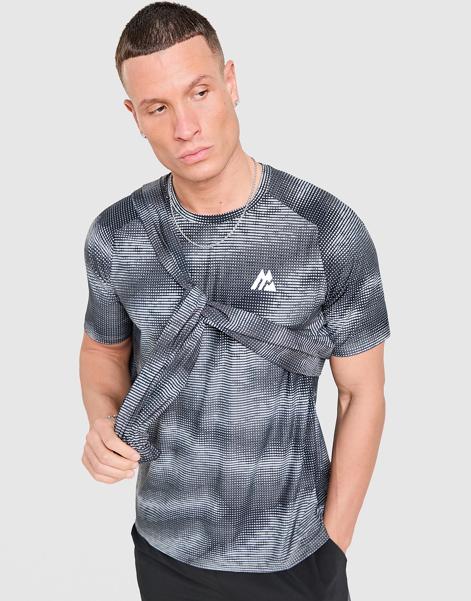MONTIREX Maglia All Over Print Haze, grigio