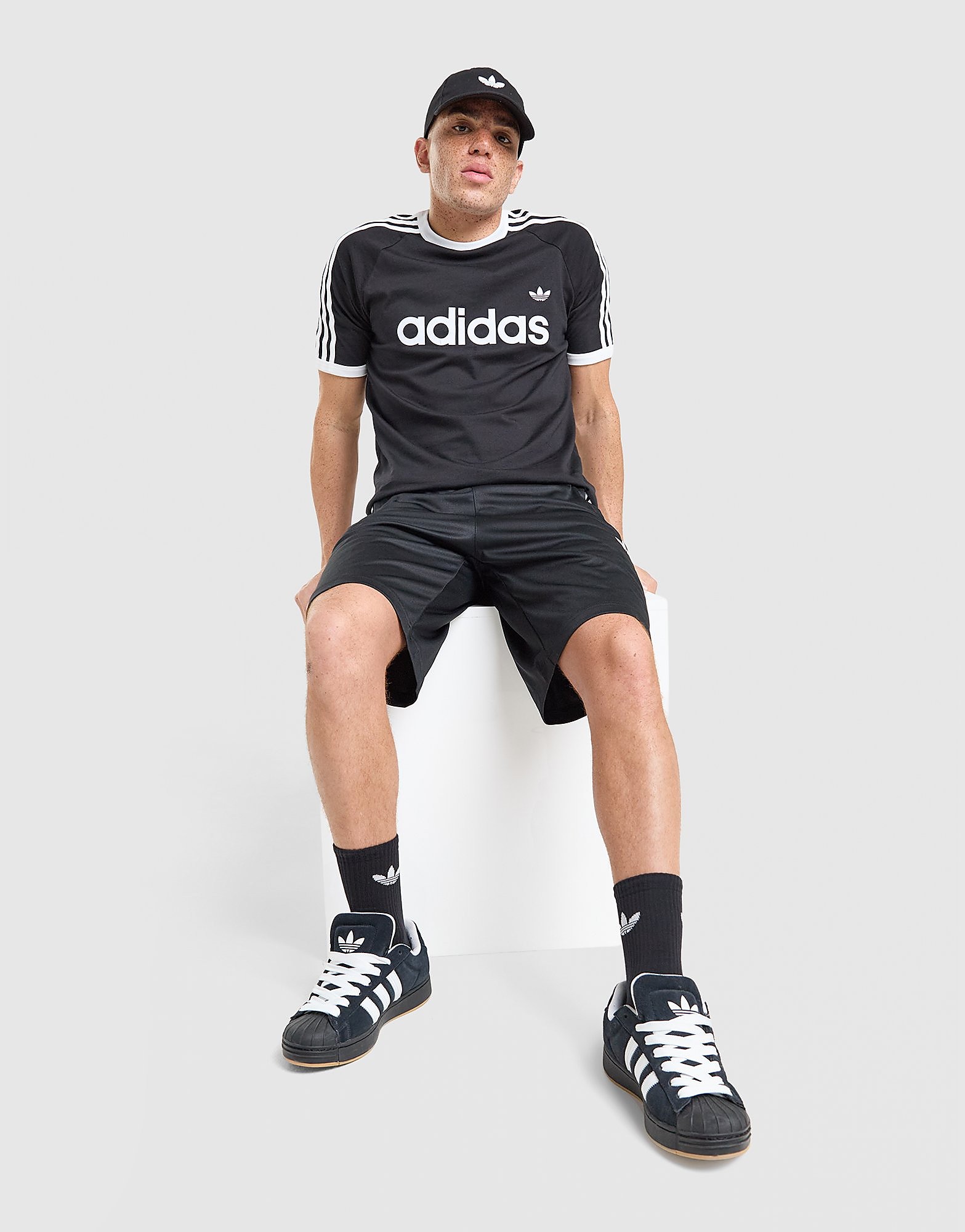 adidas Originals Adicolor Classics 3 Stripes Ringer T Shirt