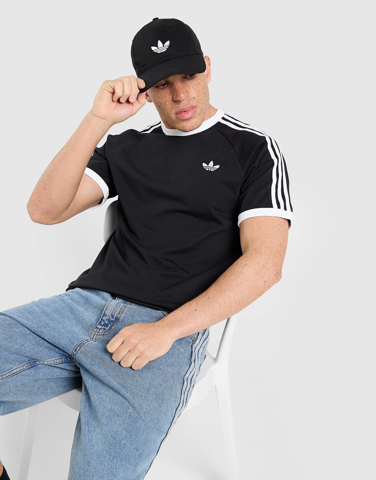 adidas Originals T shirt 3 Bandes - vue 4