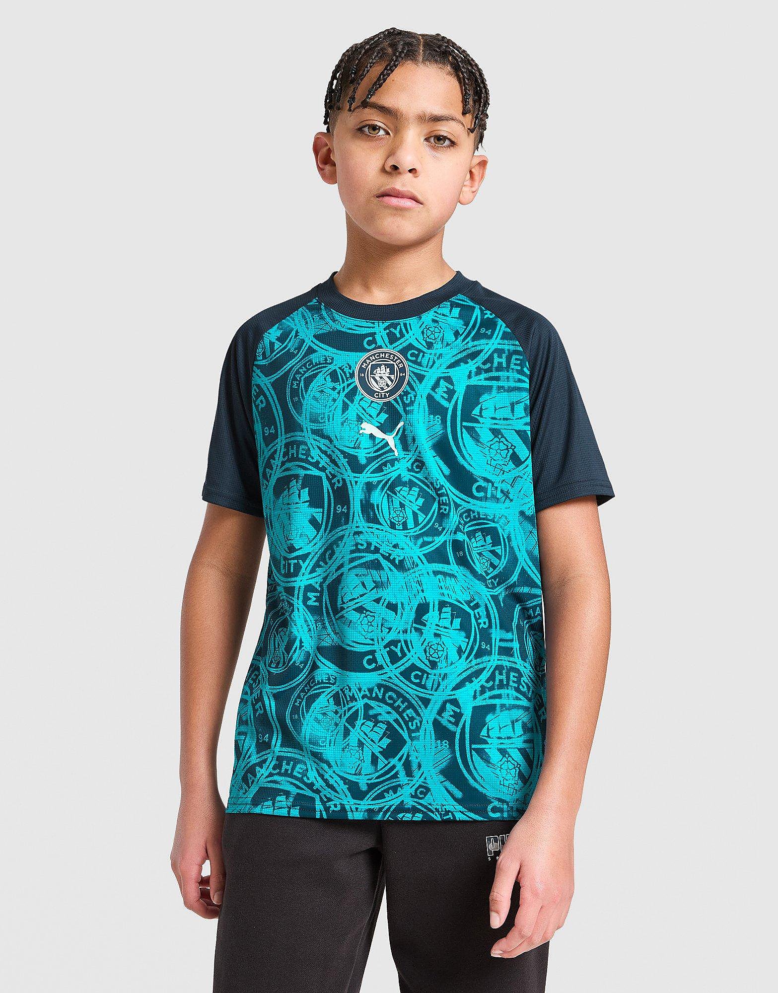 PUMA Manchester City FC Warm Up Shirt Junior