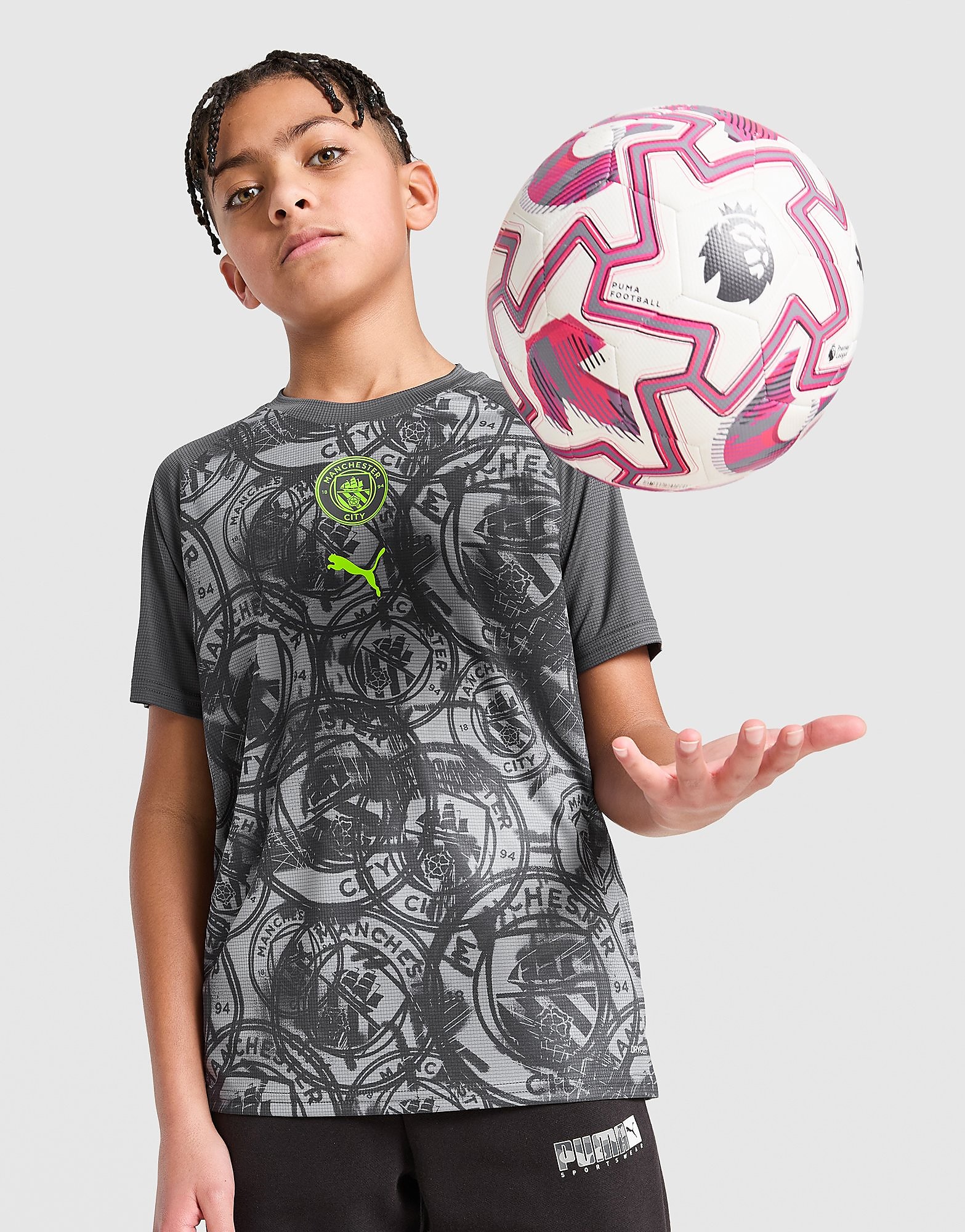 PUMA Manchester City FC Warm Up Shirt Junior