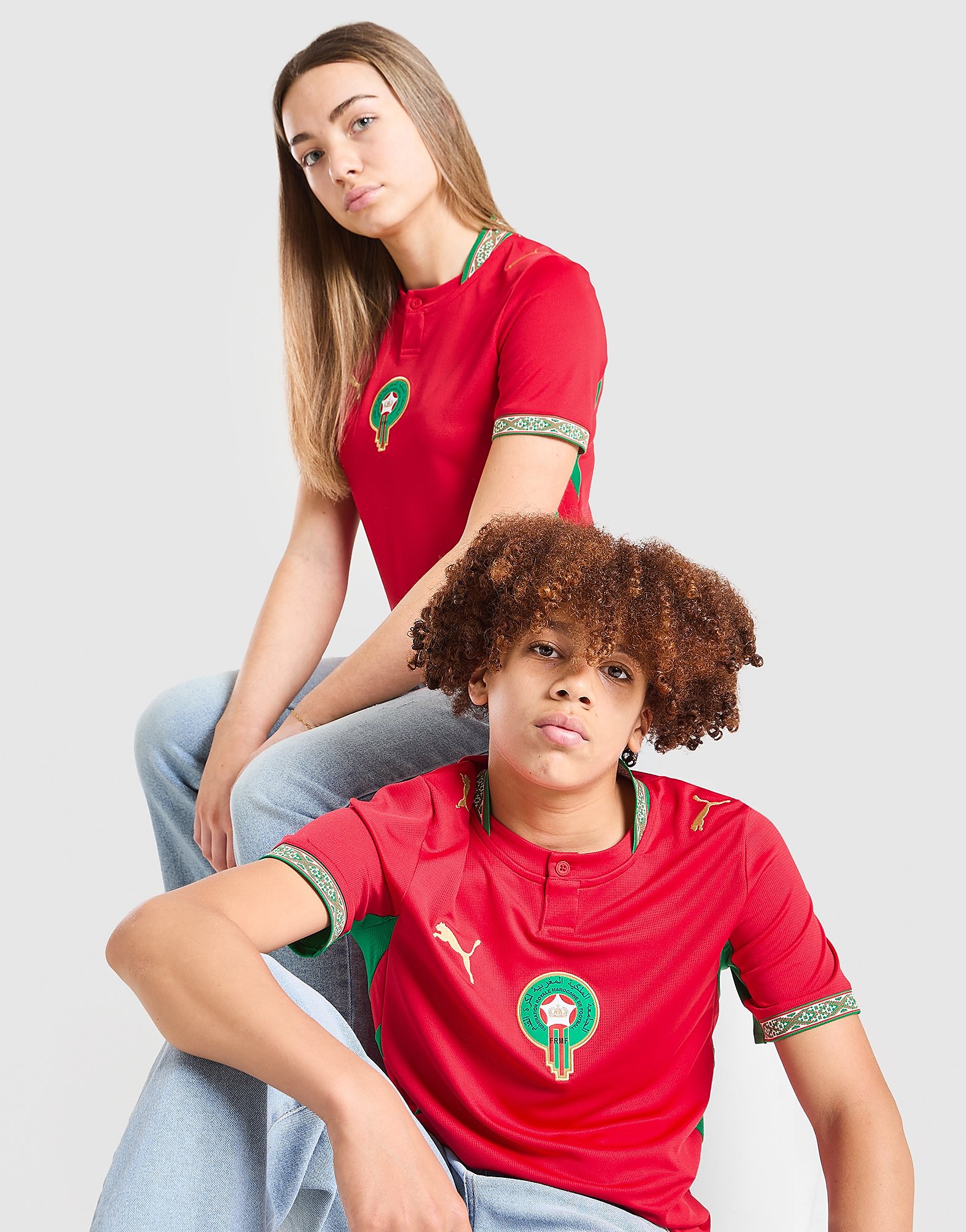 PUMA Morocco 2026 Home Shirt Junior - vue 1