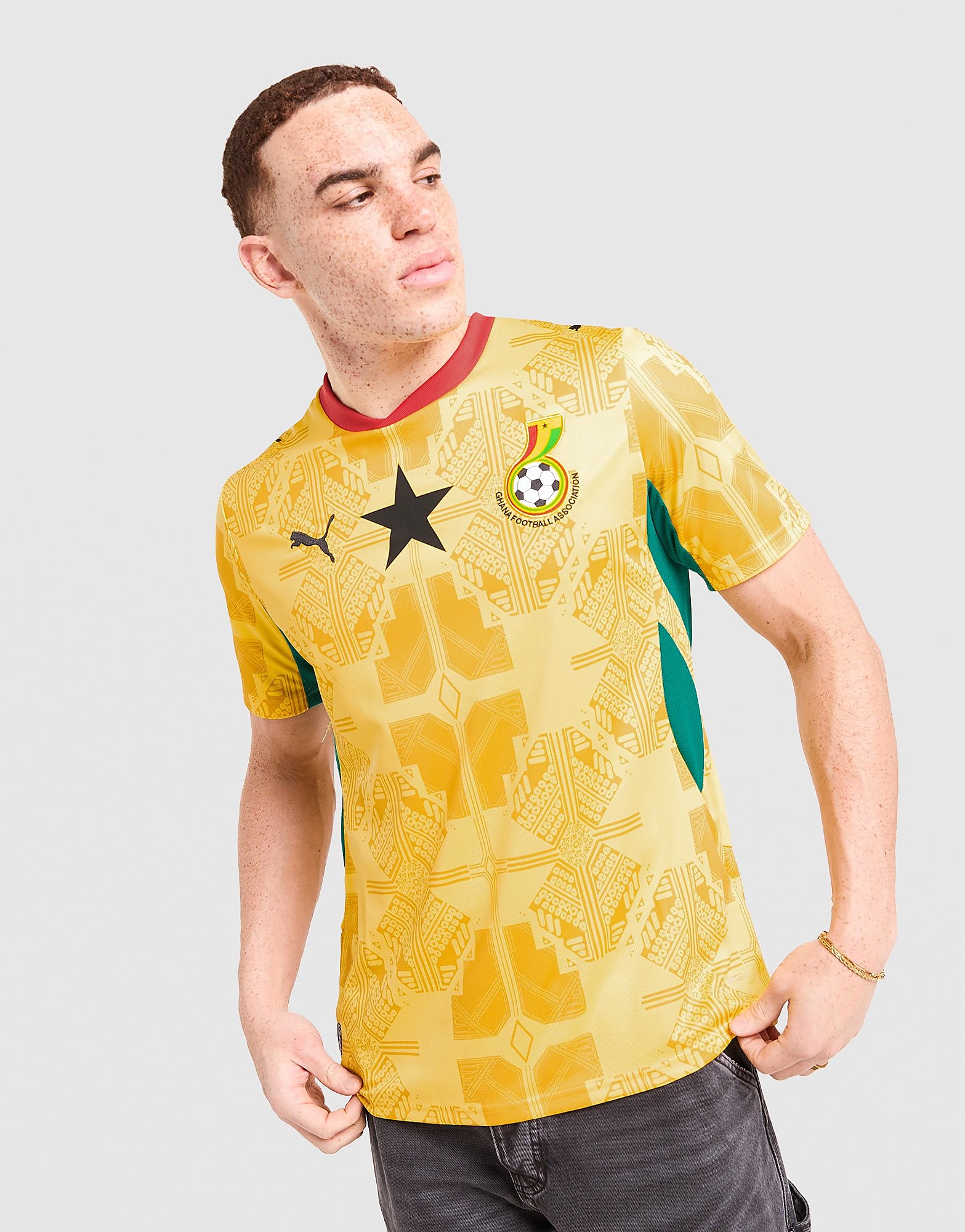 PUMA Ghana 2026 Away Shirt Jaune Jaune - vue 1