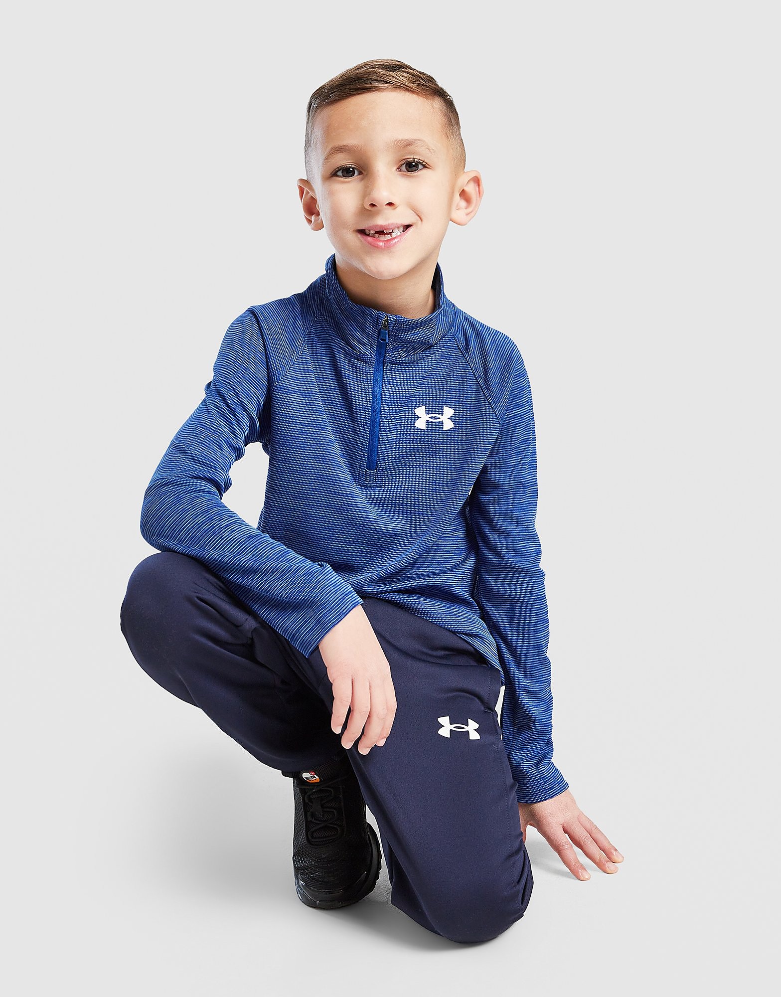 Under Armour Tech 14 Zip Tracksuit Children