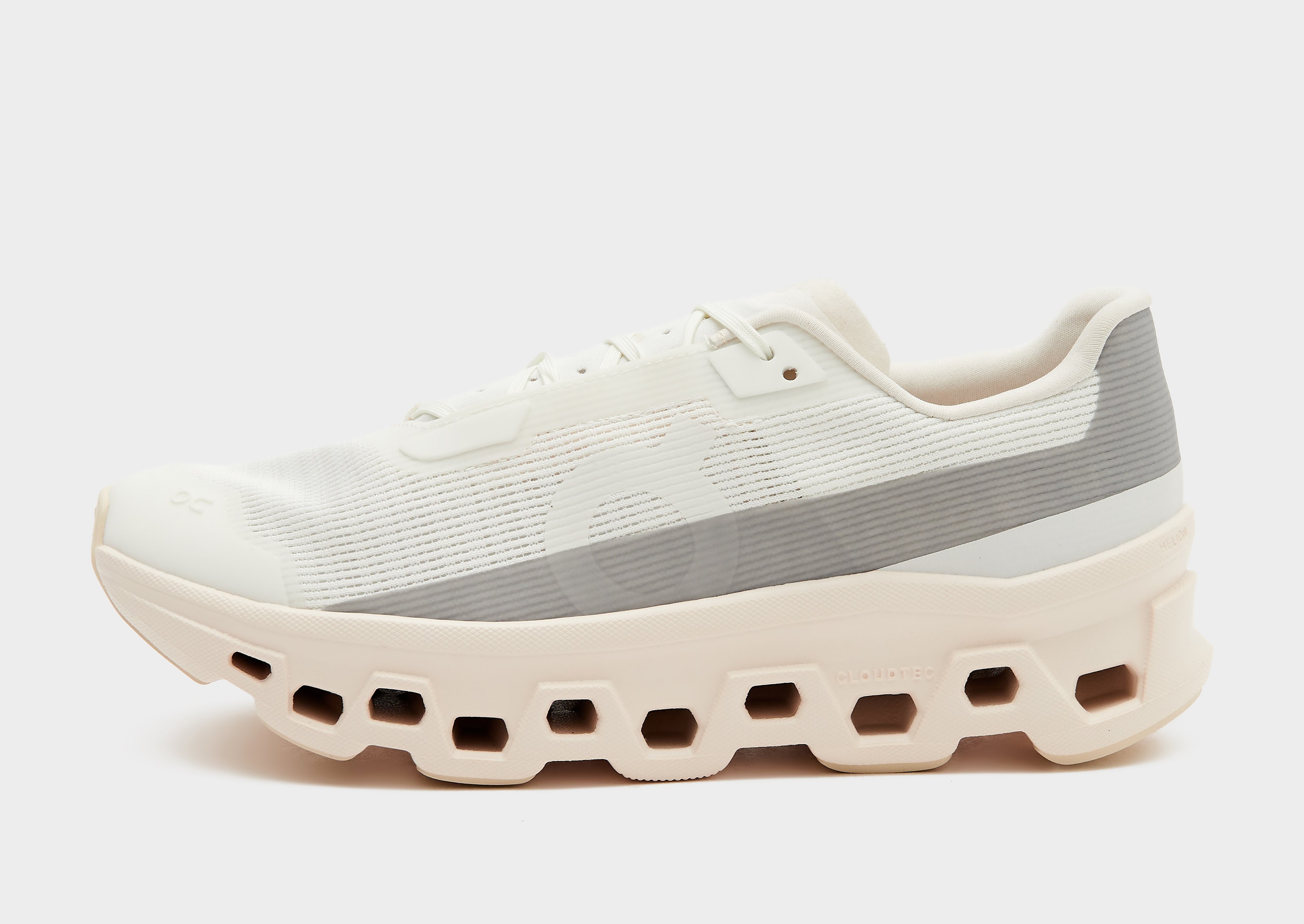 On Running Cloudmonster damessneaker wit