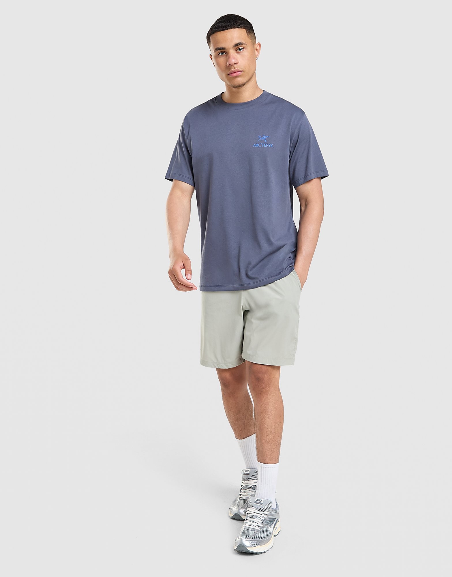 Arc'teryx Kragg SL Cotton Bird Word Shirt SS - Grijs- Heren, Grijs