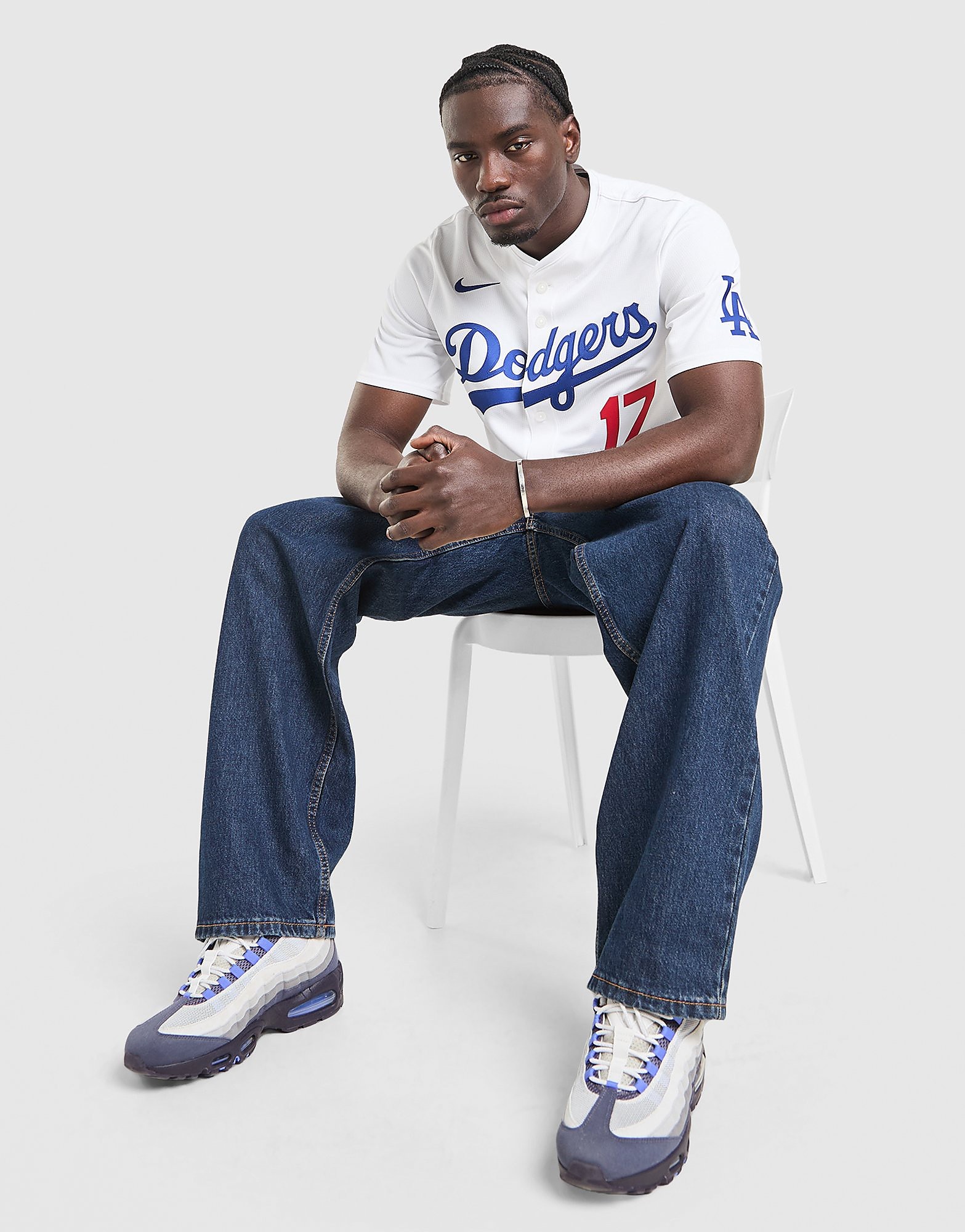 Nike Maillot Domicile MLB LA Dodgers Ohtani #17