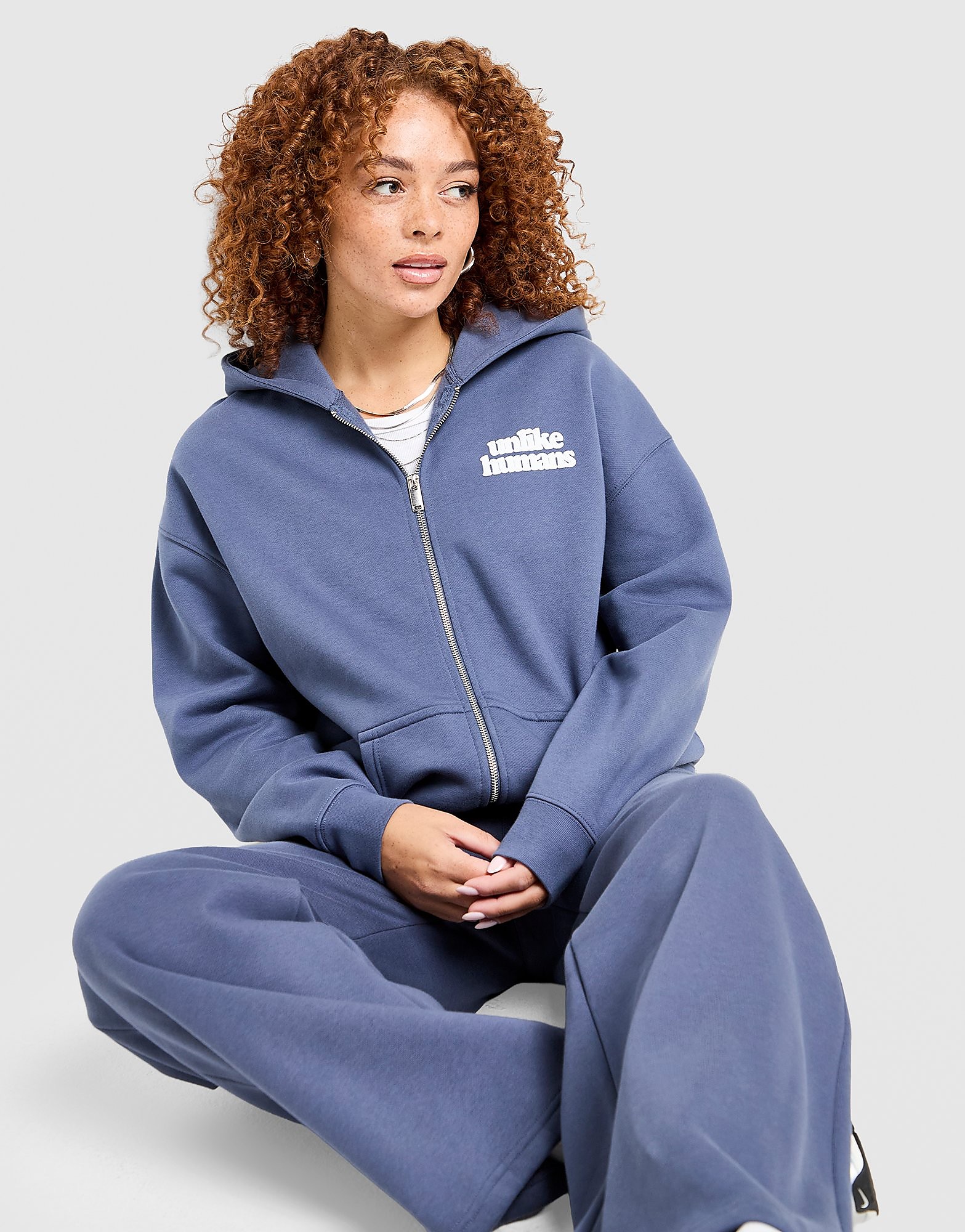 Unlike Humans Sweat zippé Bubble