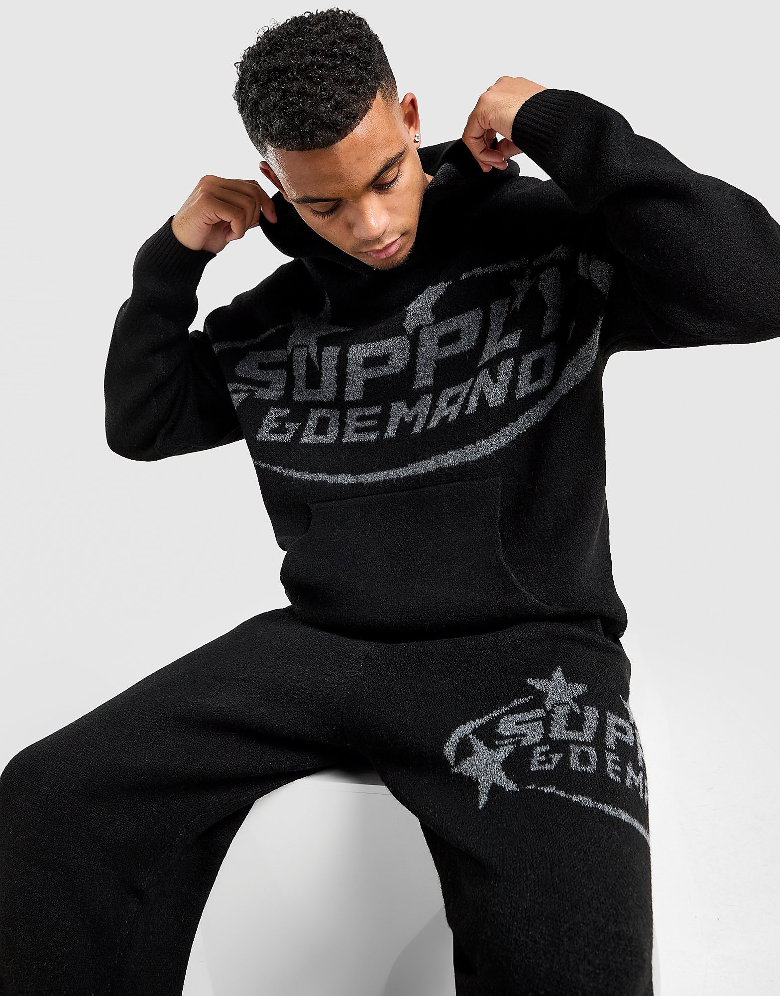 Supply & Demand Fragment Knit Hoodie