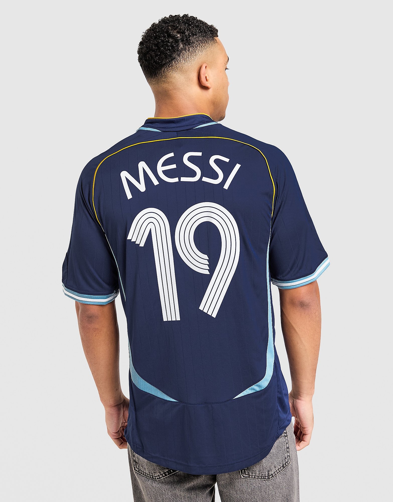adidas Maglia Trasferta Argentina Messi 2006, blu