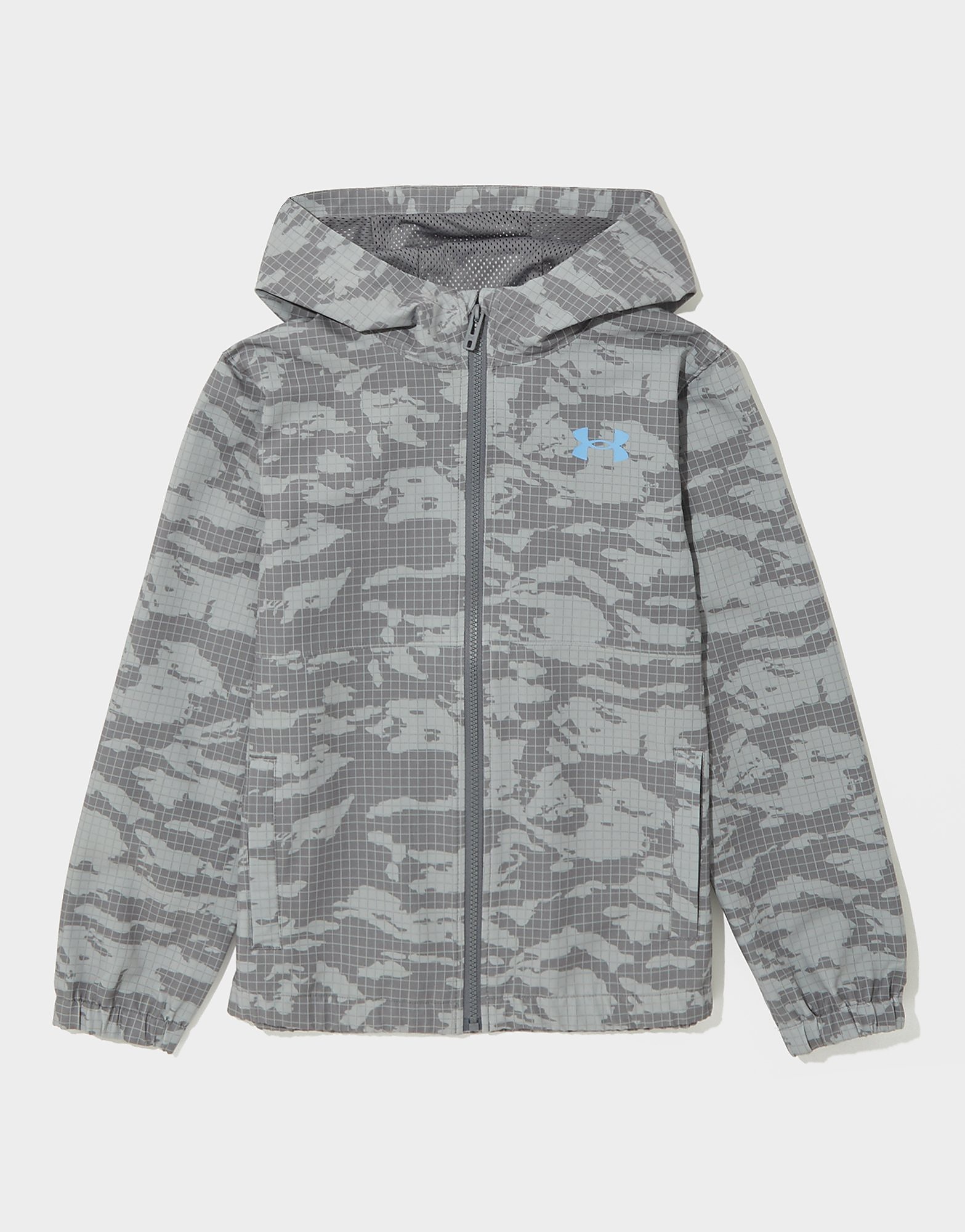 All Over Print Camo Windbreaker Juniot, Grau - unisex - Size: 6-7Y