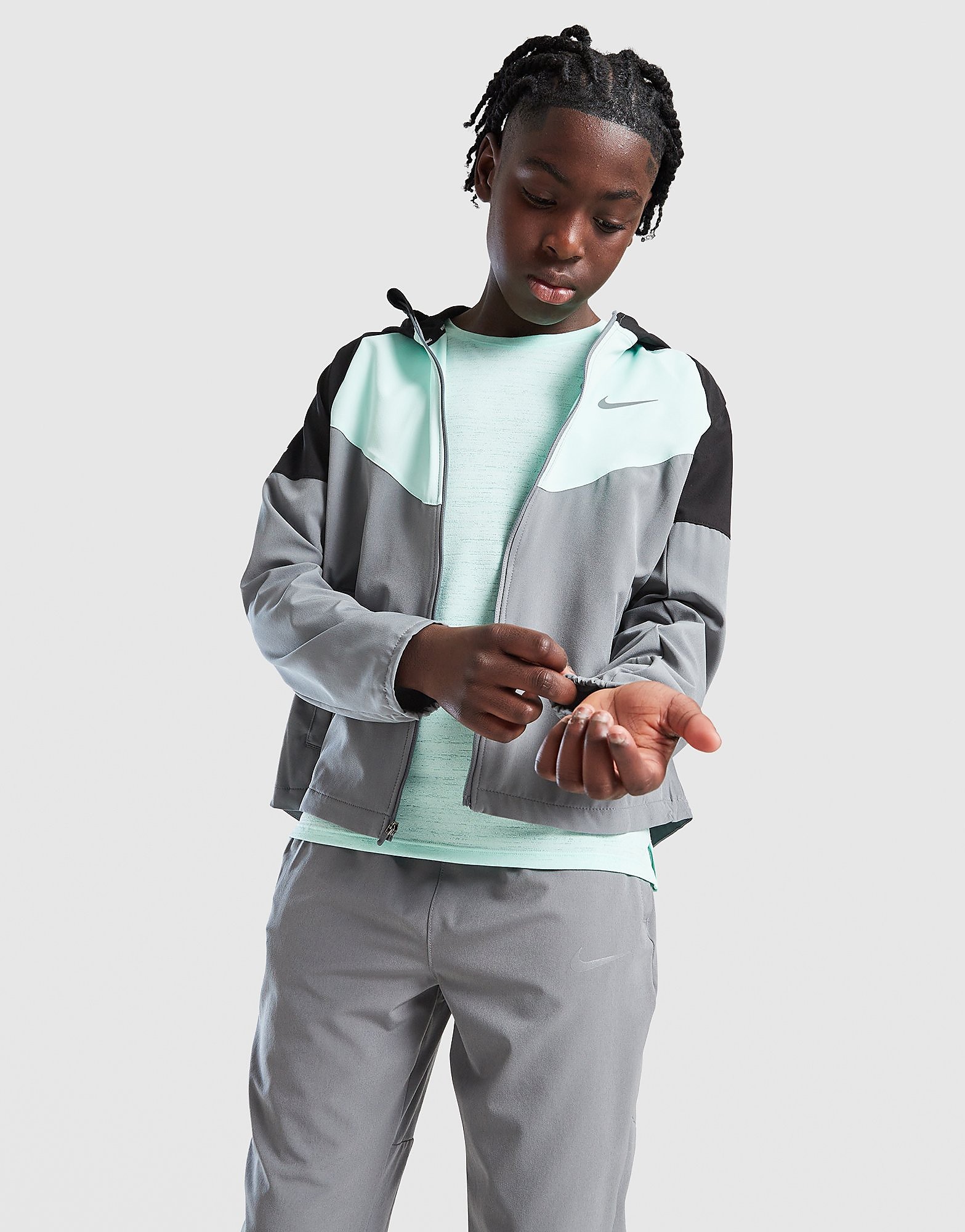 Nike Miler Colourblock Jacket Junior