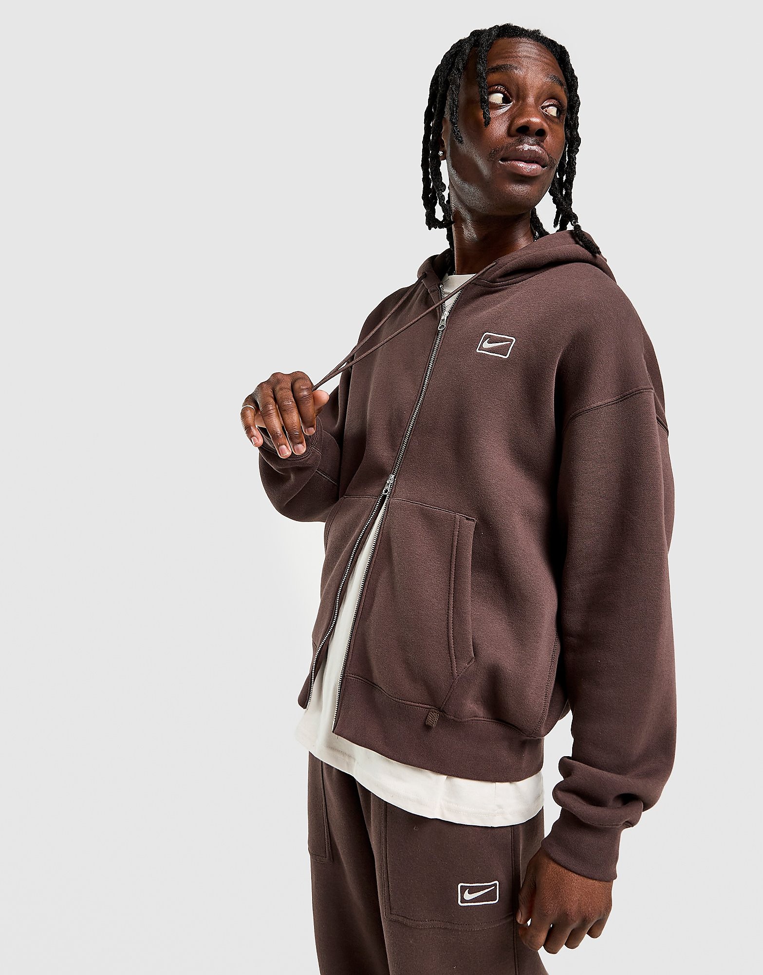 Nike Street Fleece Full Zip Hoodie - vue 4