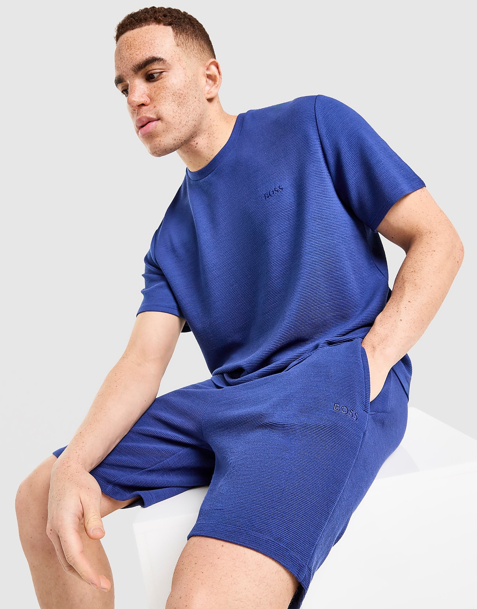BOSS Ribbed Shorts