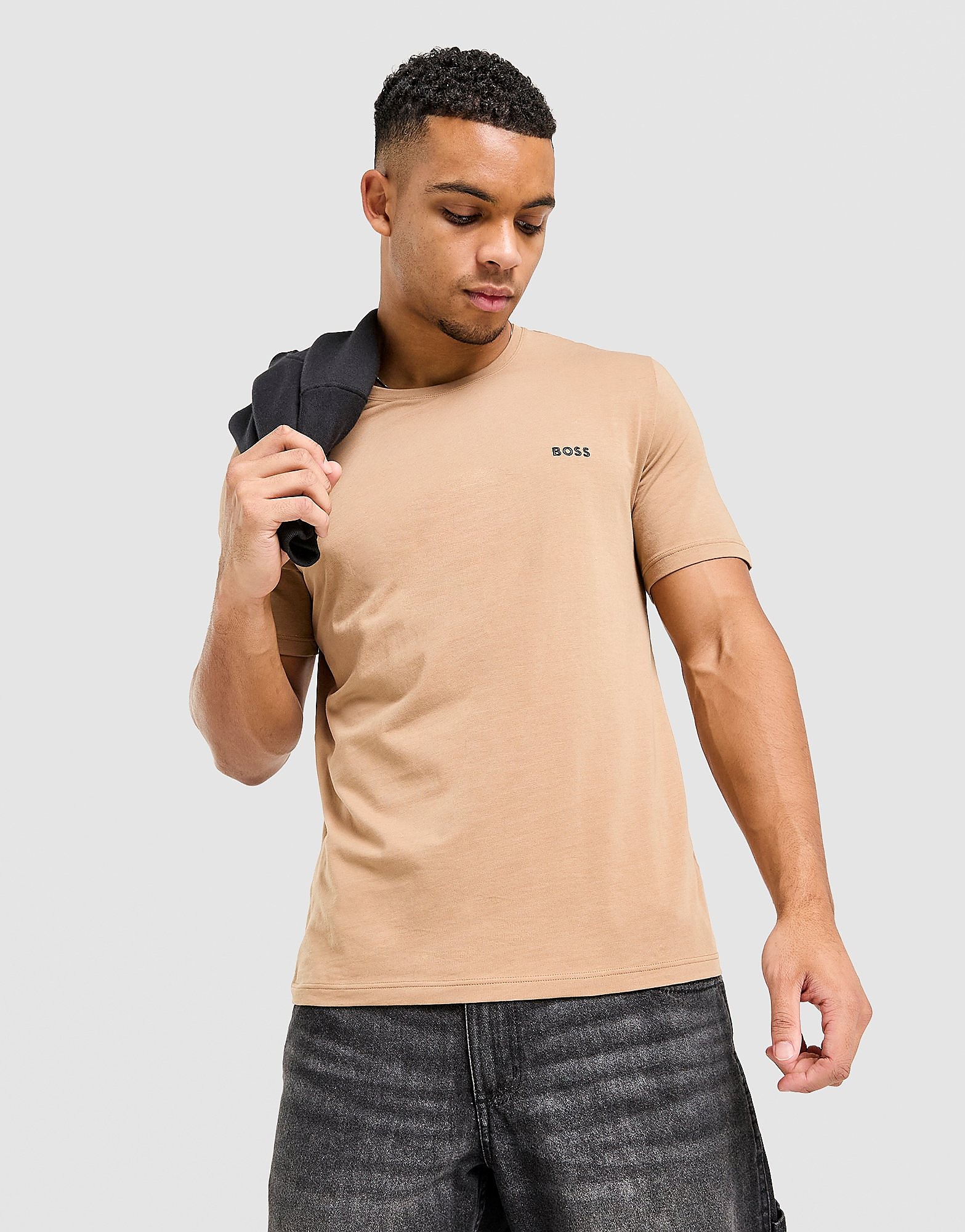 BOSS Maglia Mix & Match, marrone