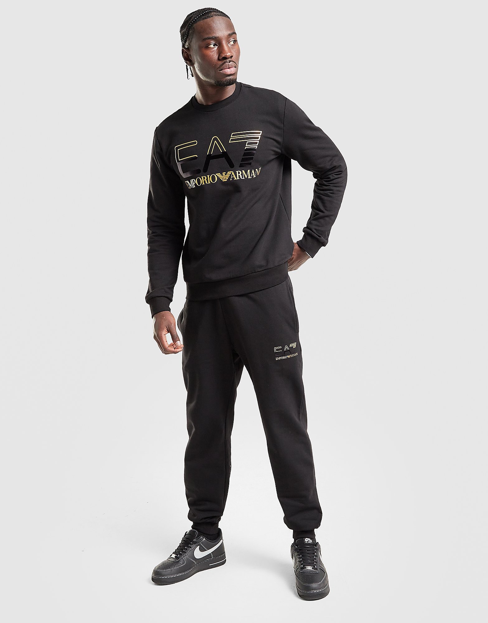 EA7 Emporio Armani Large Logo Crew Tracksuit