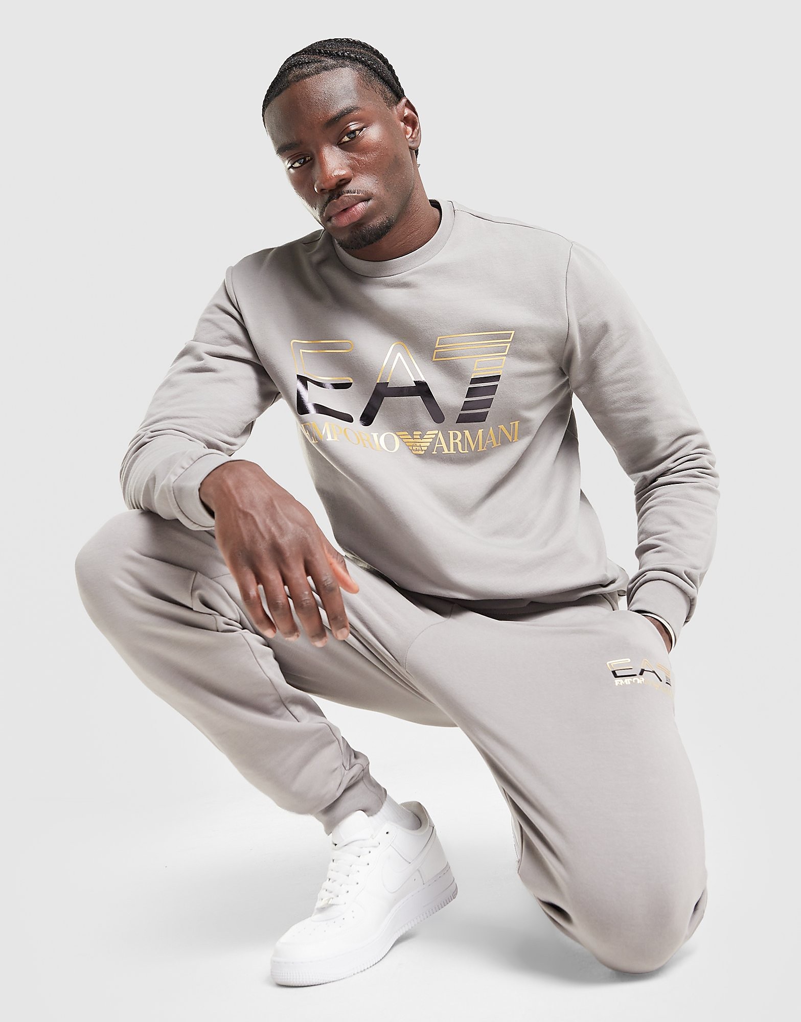 EA7 Emporio Armani Large Logo Crew Tracksuit
