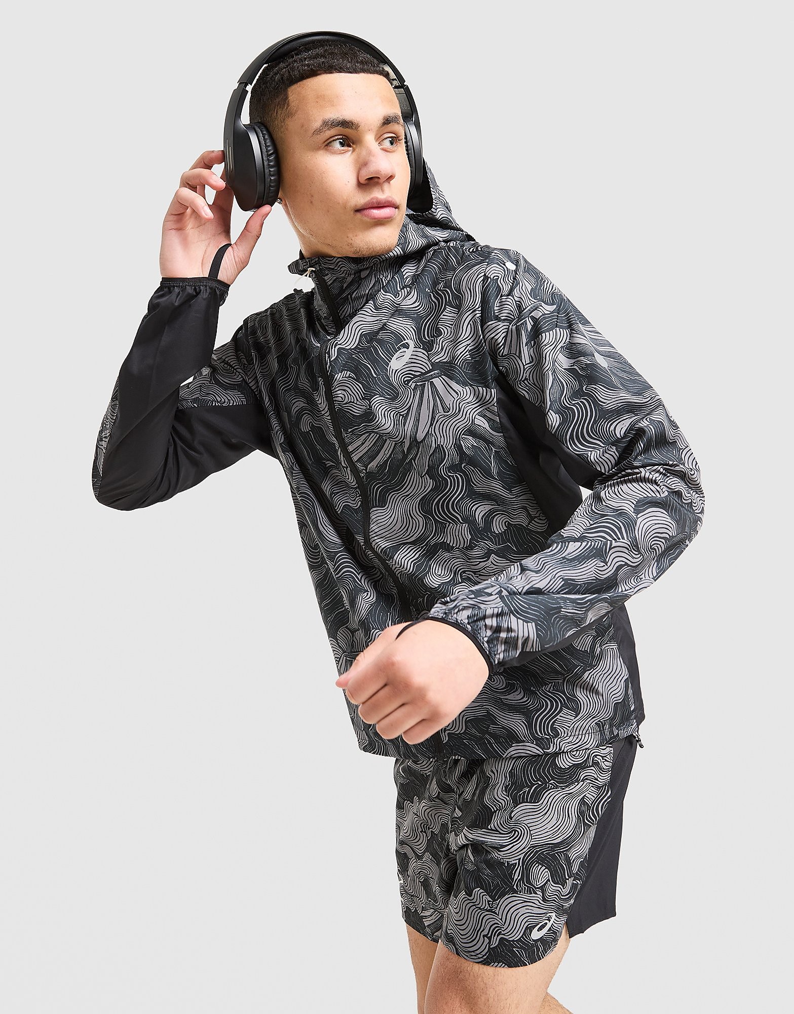 ASICS Fujitrail All Over Print Jacket - vue 1