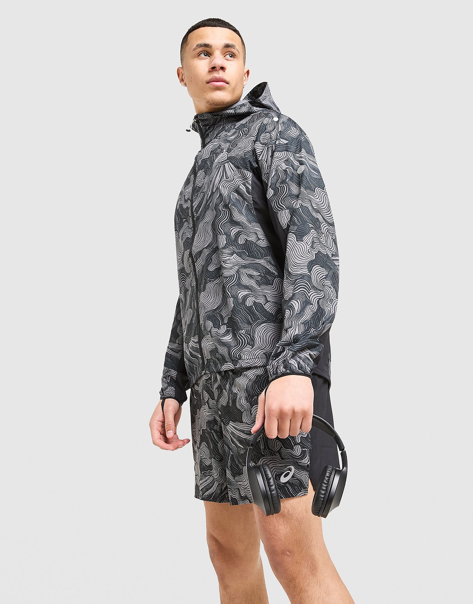 ASICS Fujitrail All Over Print Shorts - vue 1