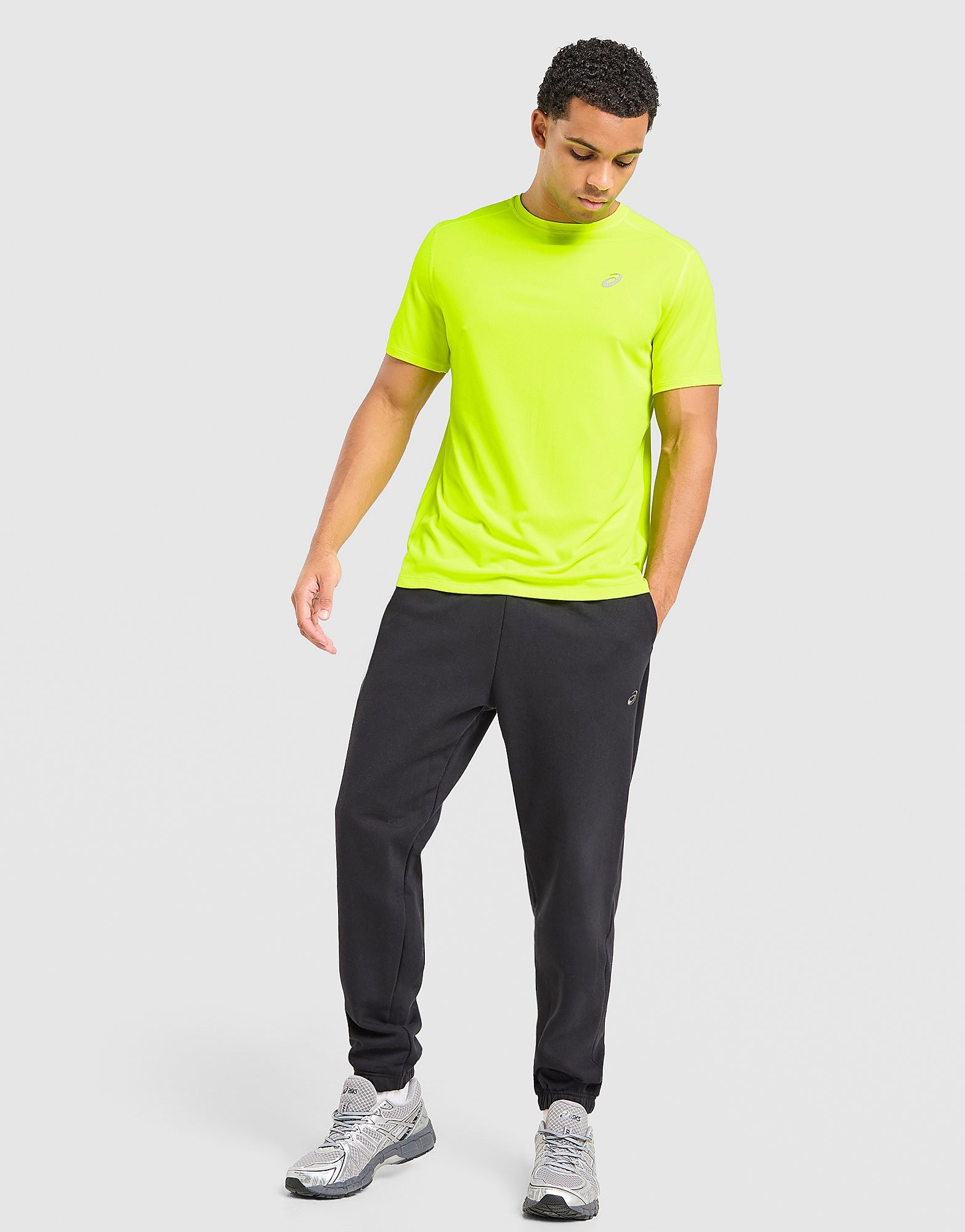 ASICS Core T Shirt Jaune Jaune - vue 1