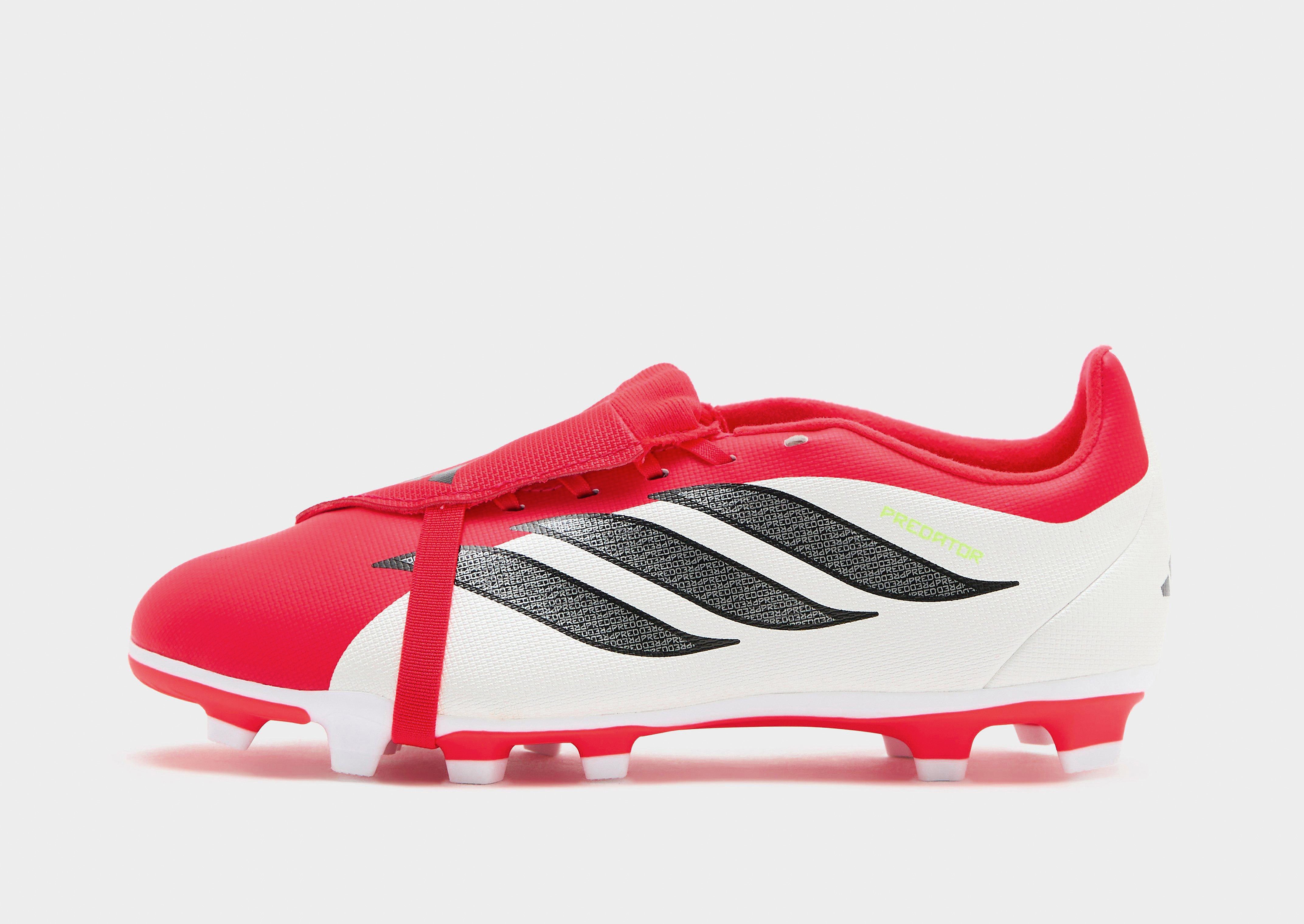 adidas Predator Club Fold‑Over Tongue FG Junior, rosso