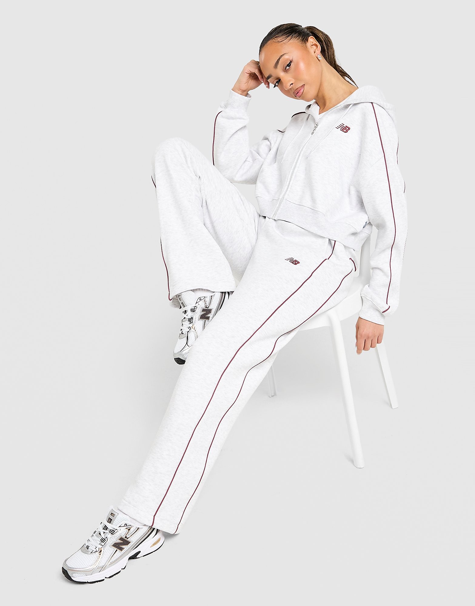 New Balance Pipe Wide Leg Joggers