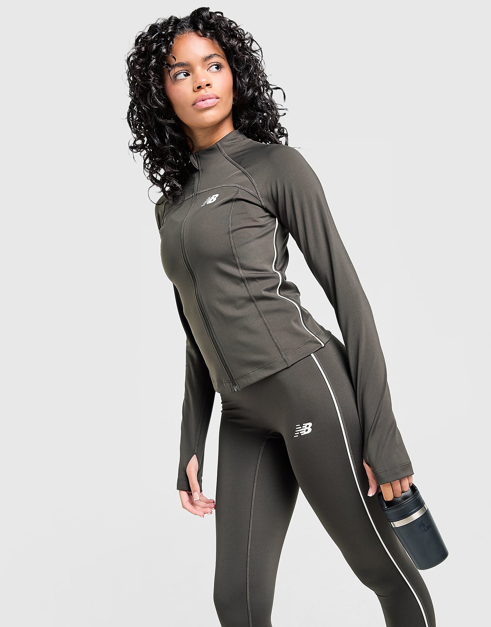 New Balance Pipe Full Zip Top - vue 1