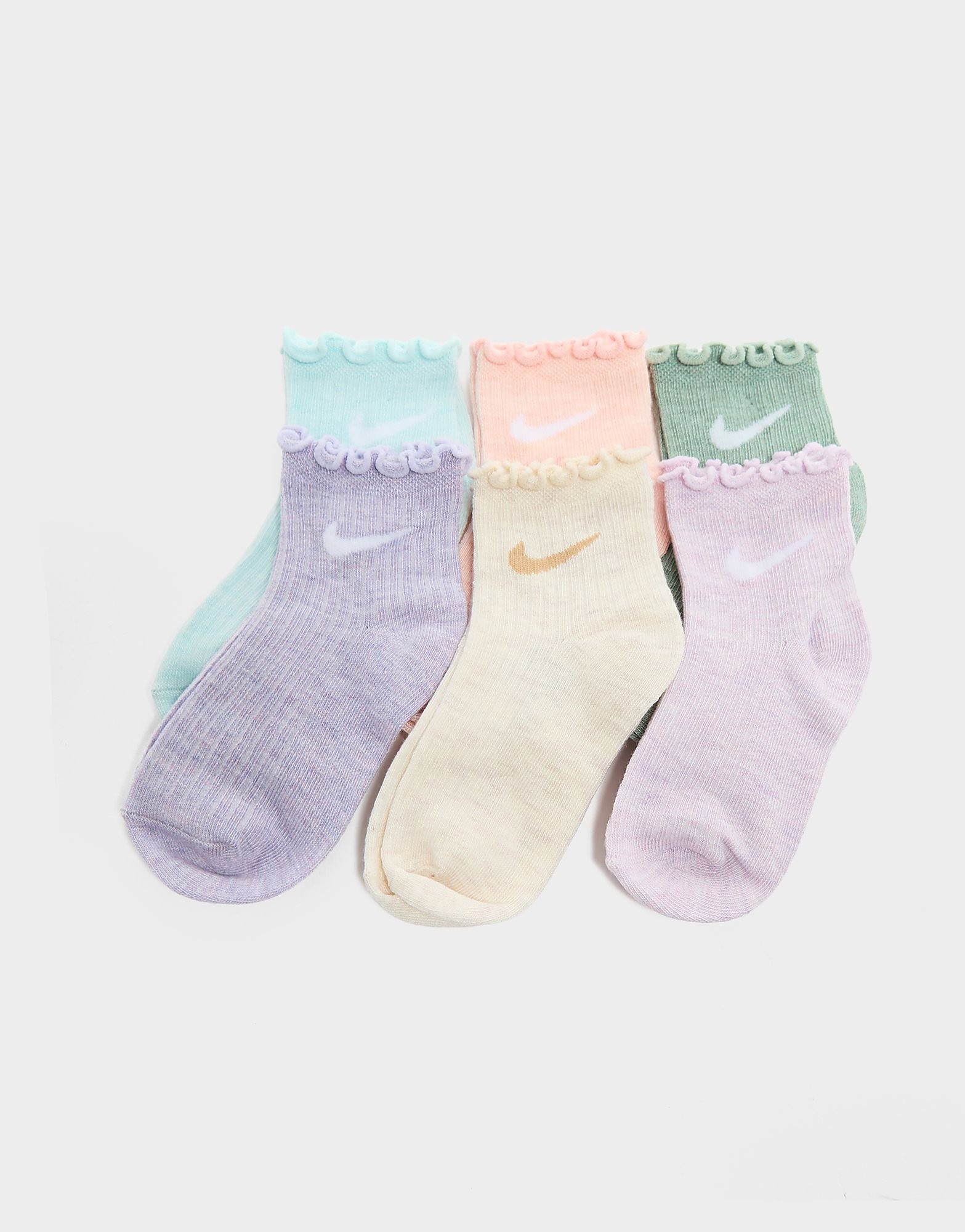 Pack Ruffle Ankle Socks Junior, Mehrfarbig - unisex - Size: 9.5-2.5