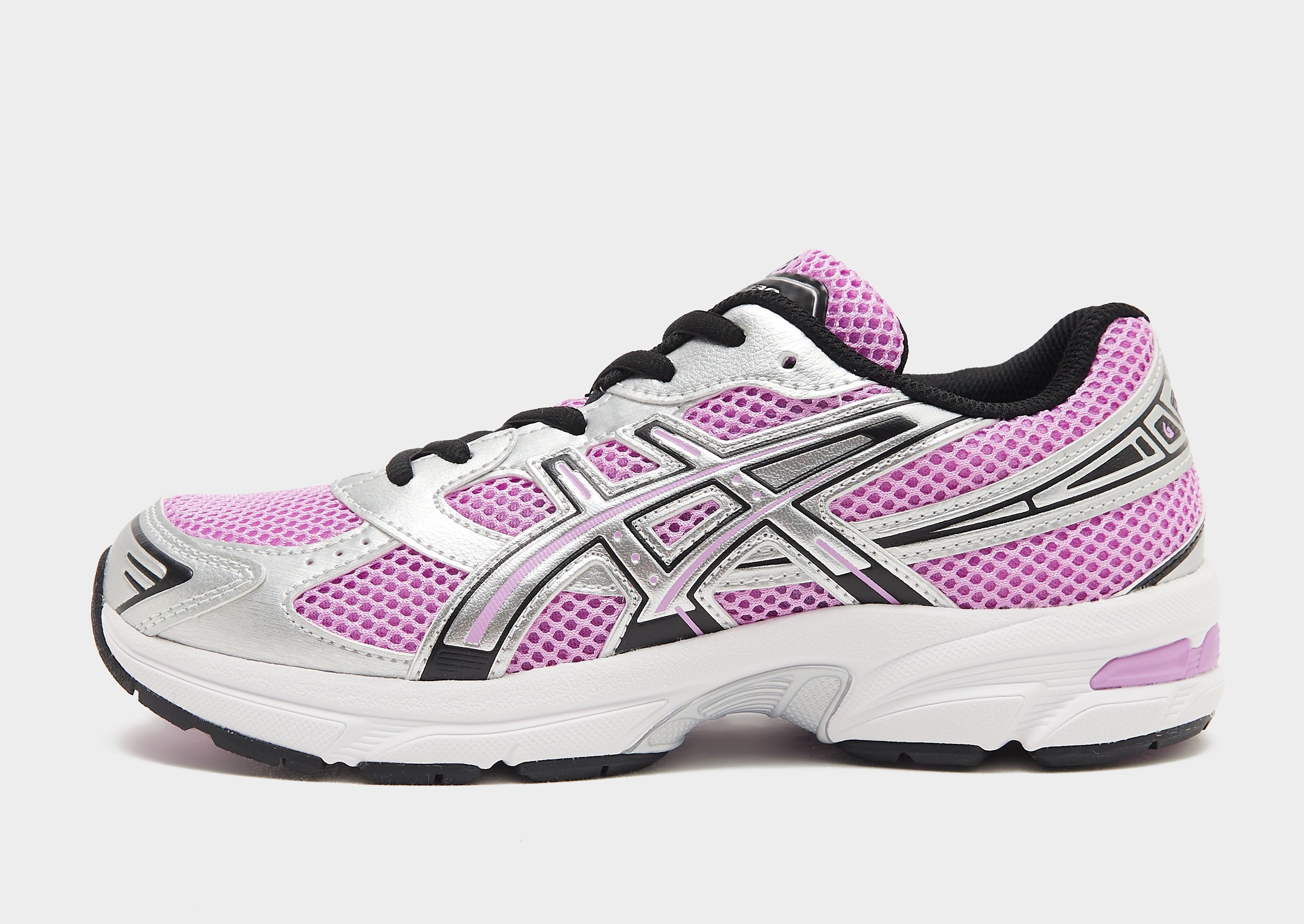 Asics Gel 1130 herensneaker zilver, paars en roze