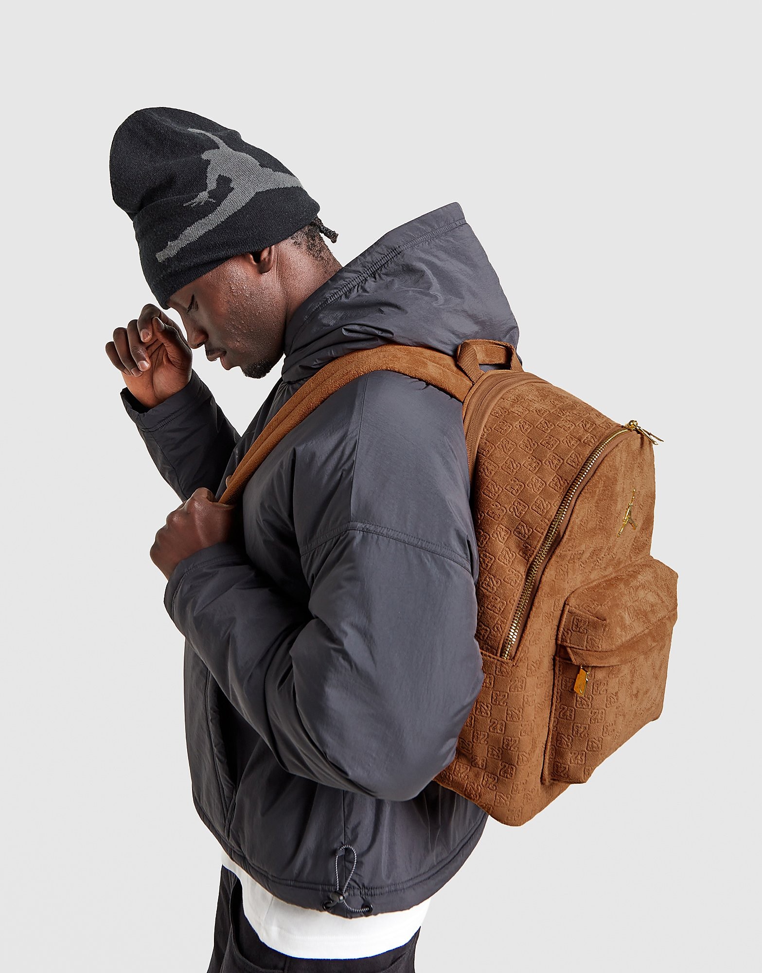 Monogram Backpack - Damen, Braun