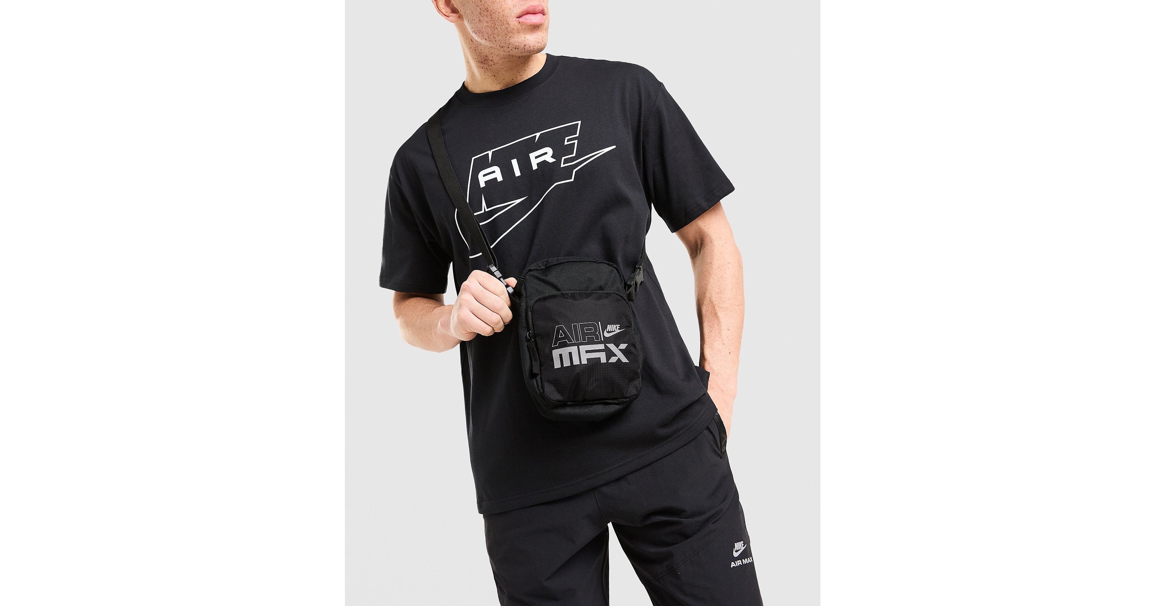 Air Max Reflective Logo Crossbody Bag