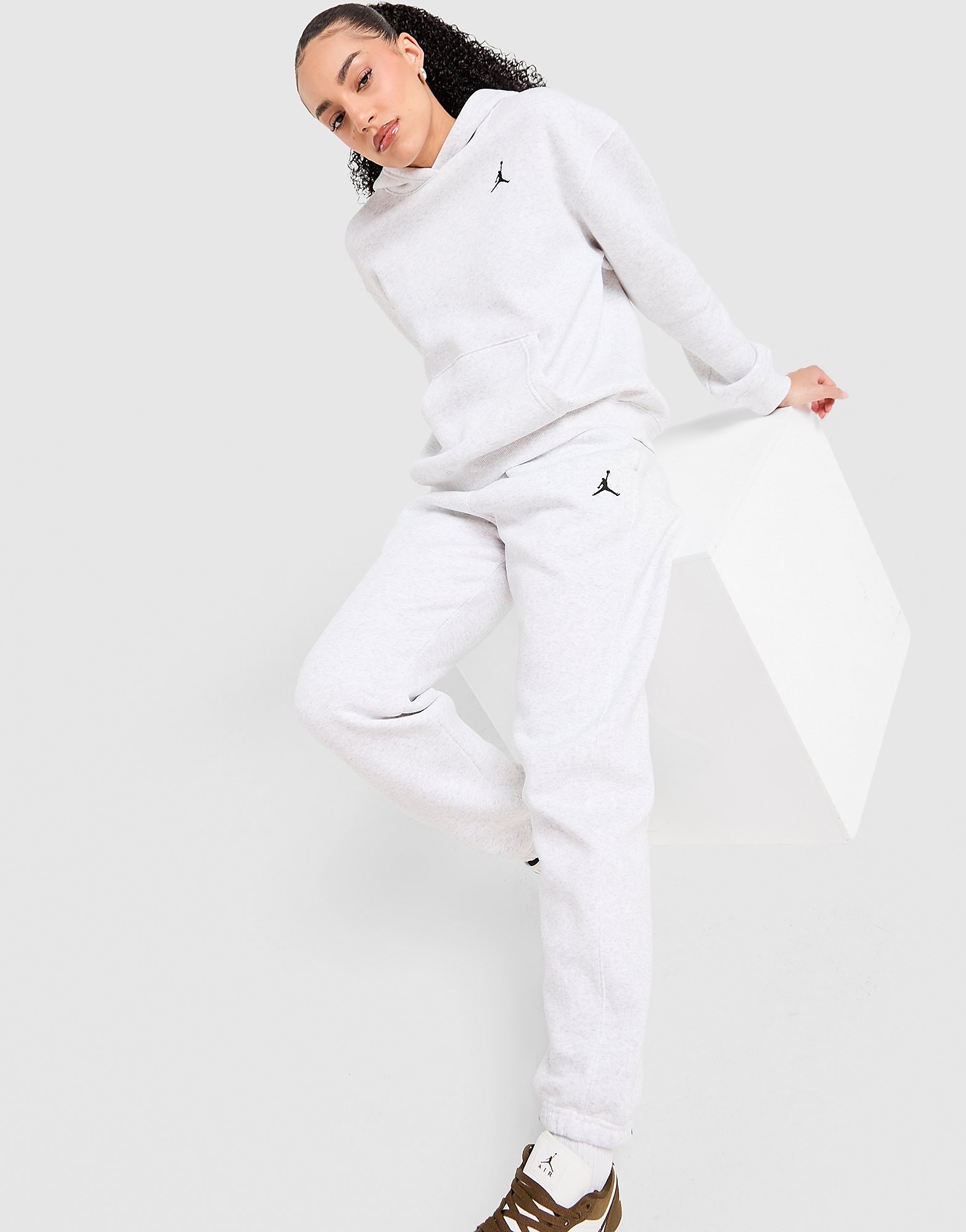 Jordan Pantaloni della tuta Brooklyn, grigio