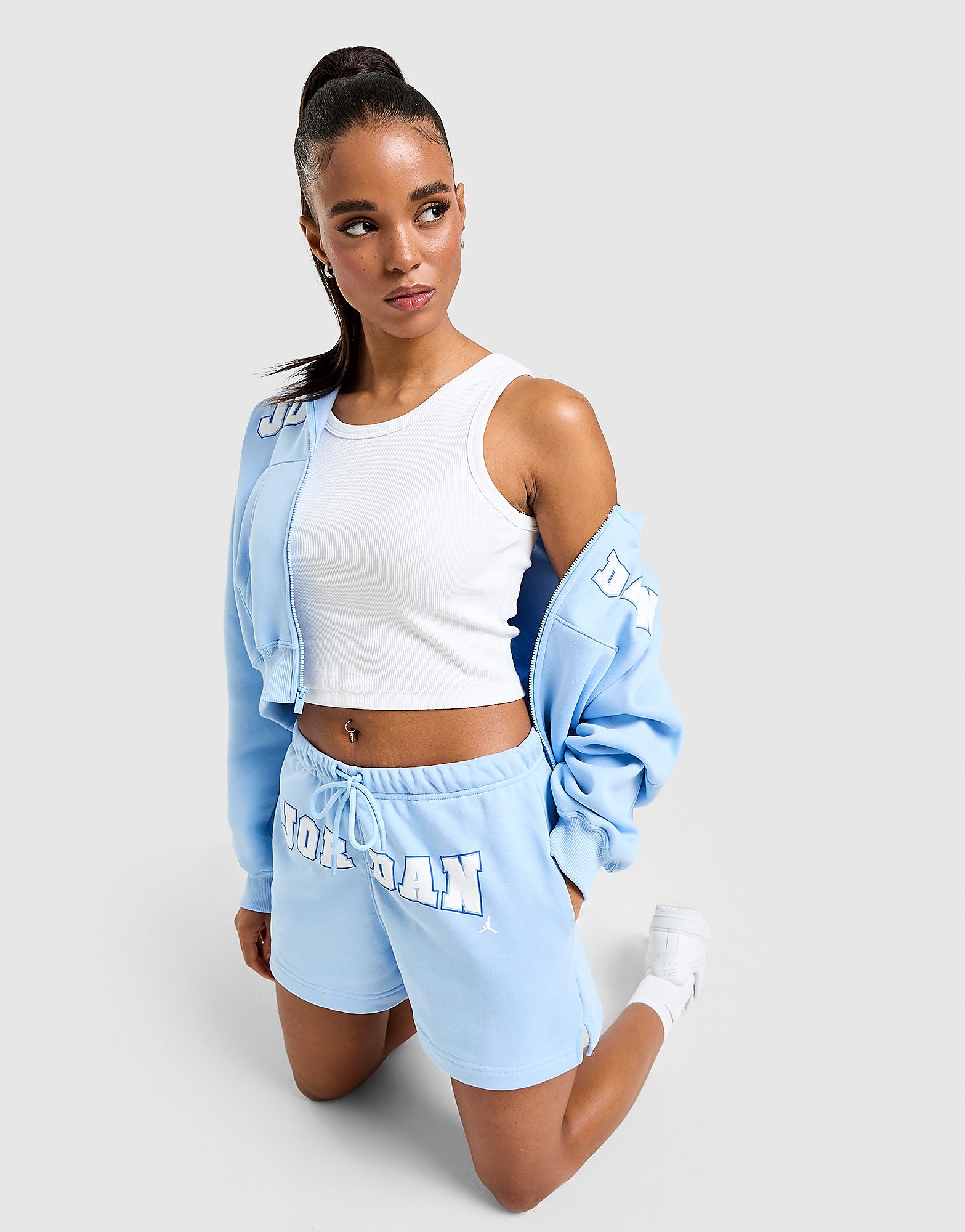 Jordan Graphic Logo Fleece Shorts - vue 1