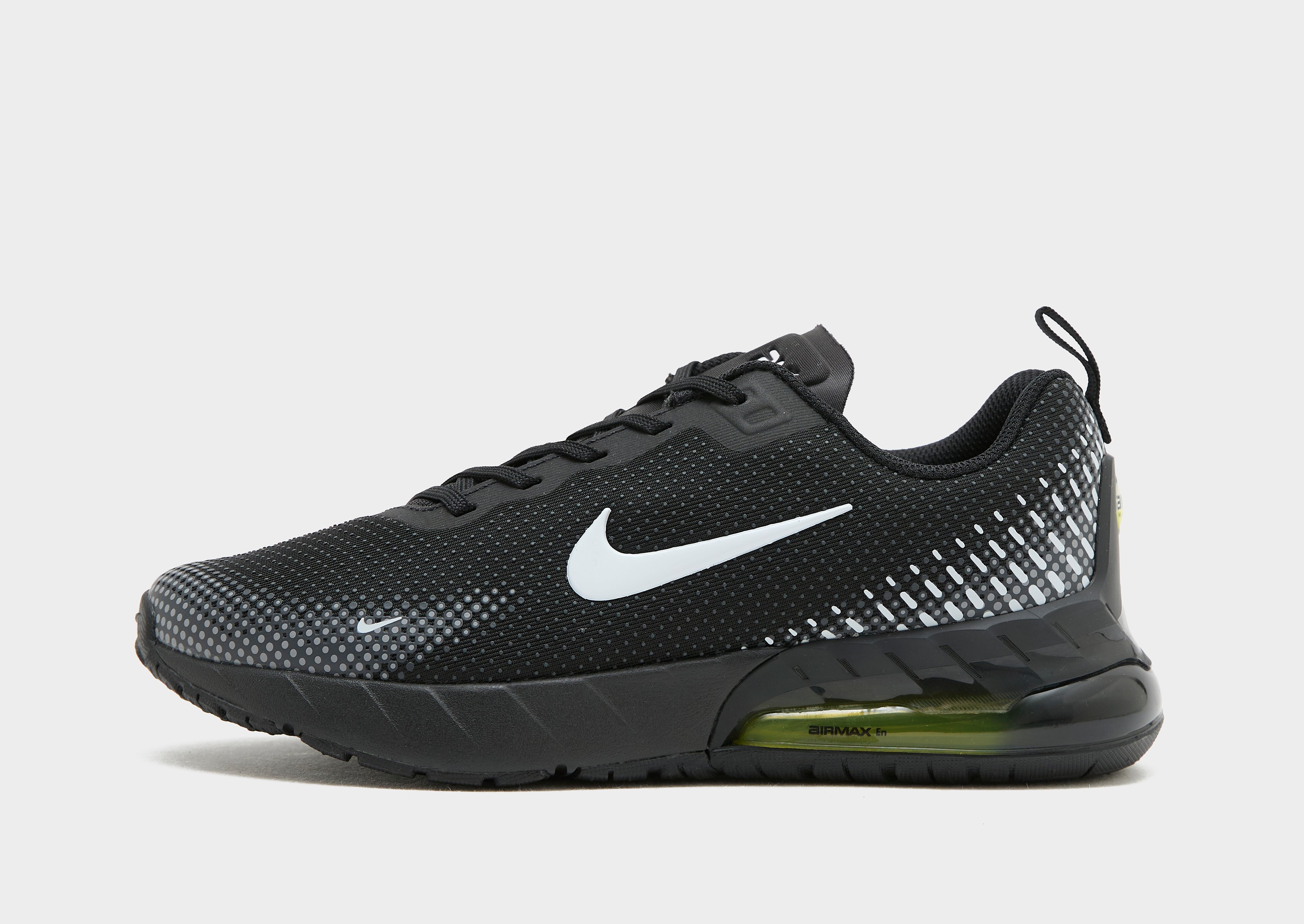 Nike Air Max herensneaker zwart, geel en wit