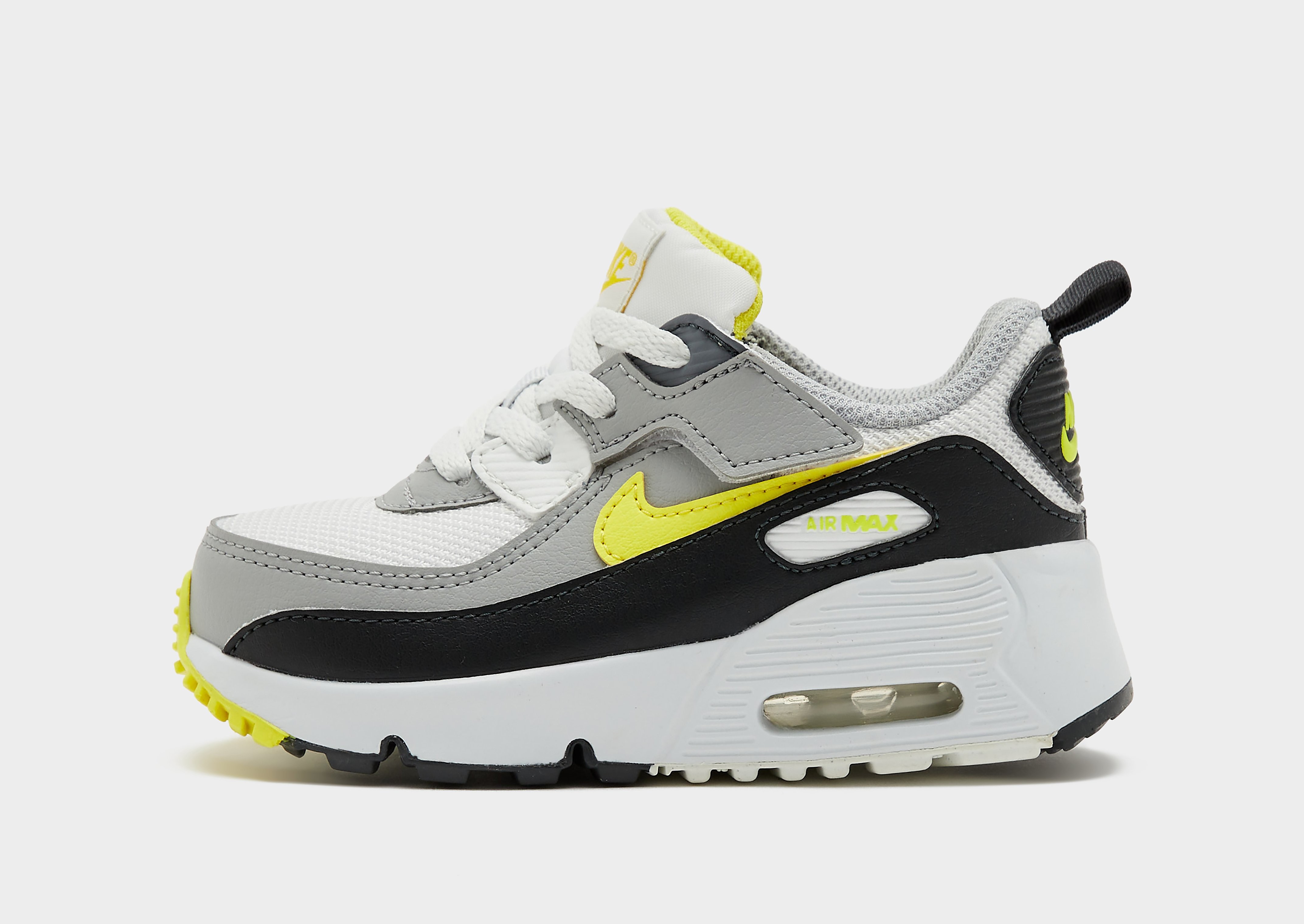 Nike Air Max 90 kindersneaker grijs, geel en wit