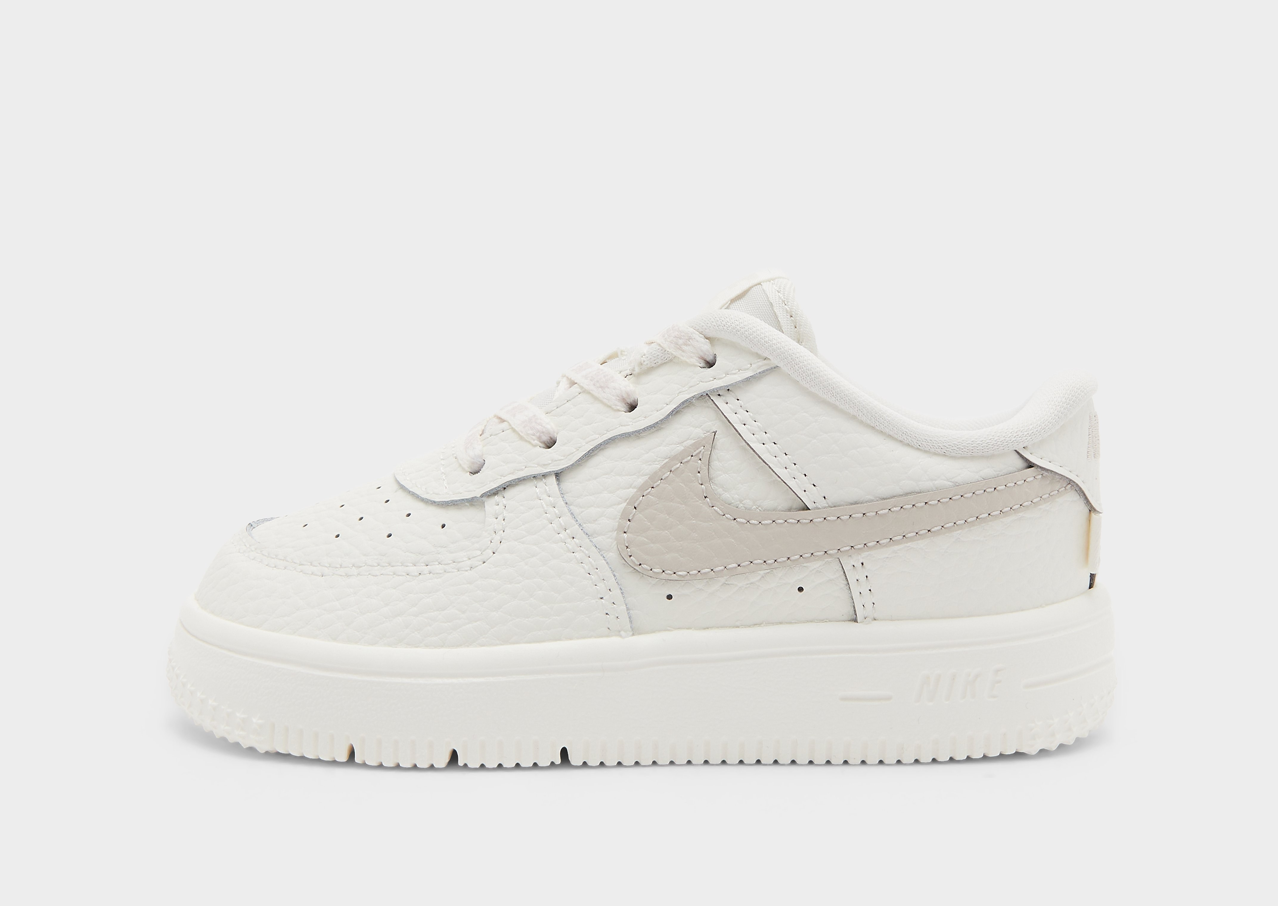 Nike Air Force 1 kindersneaker bruin en wit