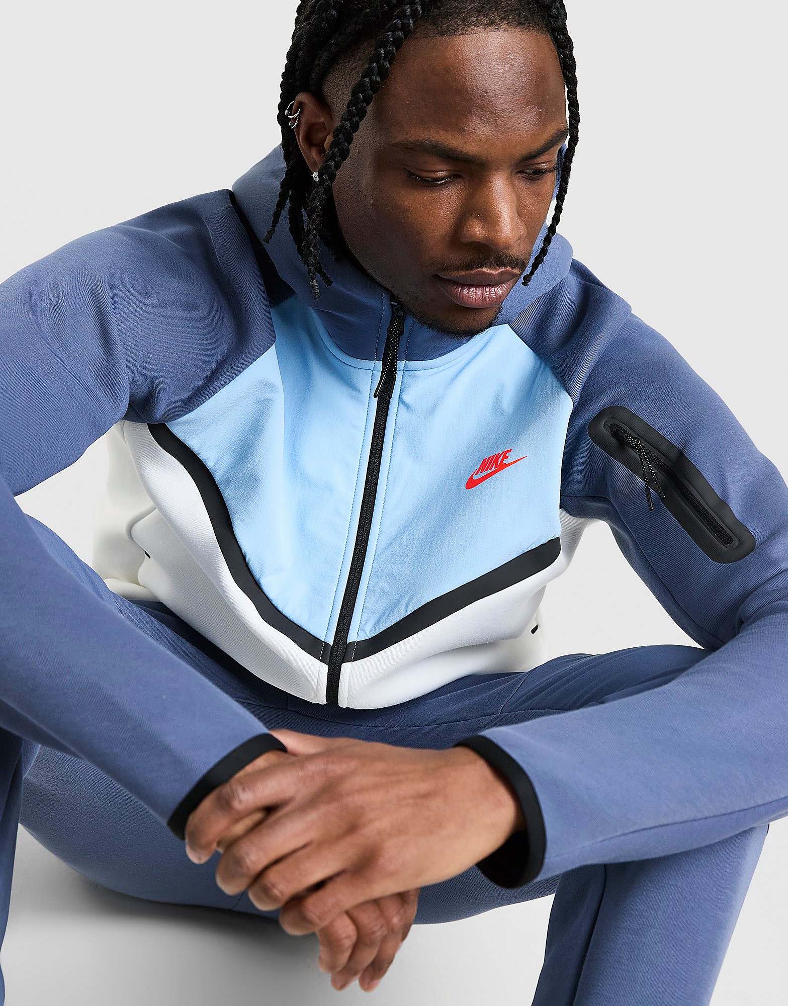 Nike Sweat à capuche zippé Tech Mix - vue 1